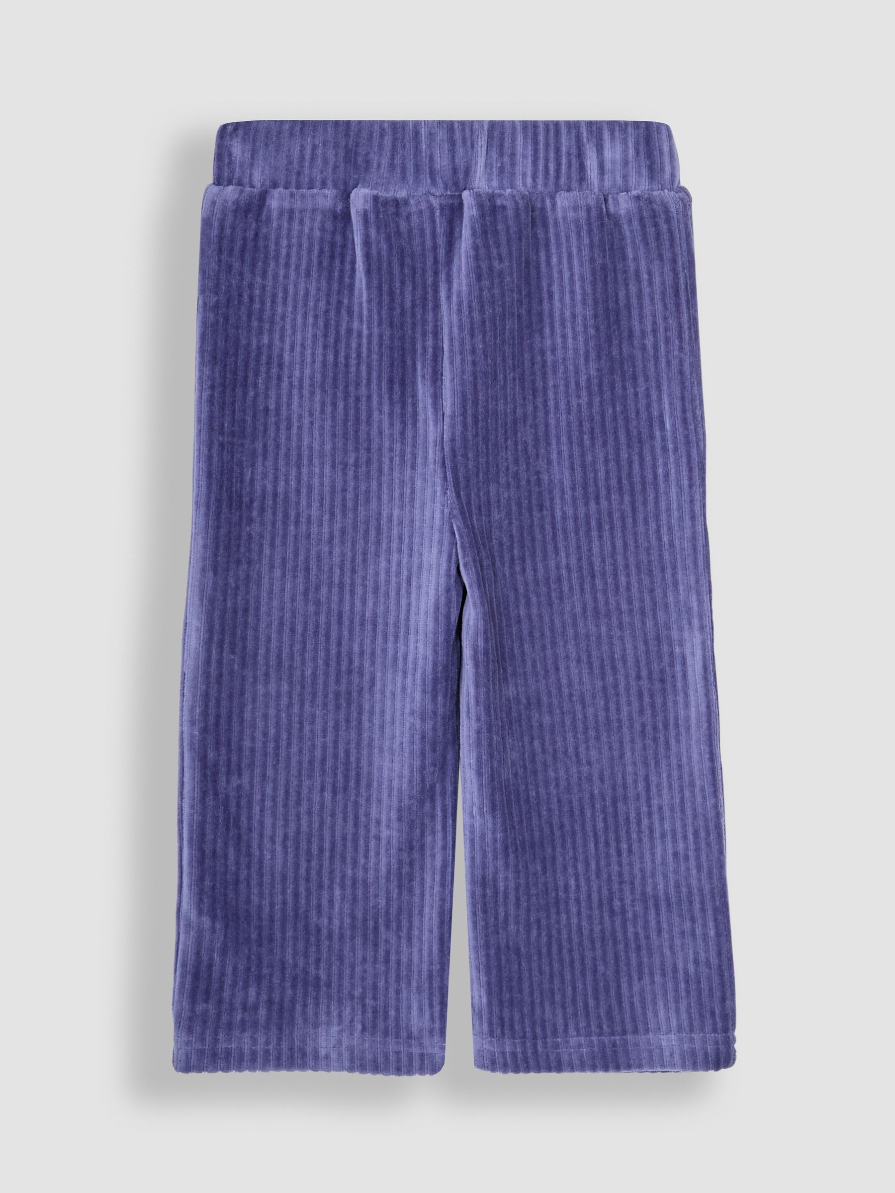 Lilac Purple 2-Pack Cord Velour Flare Leggings - Image 3 of 7