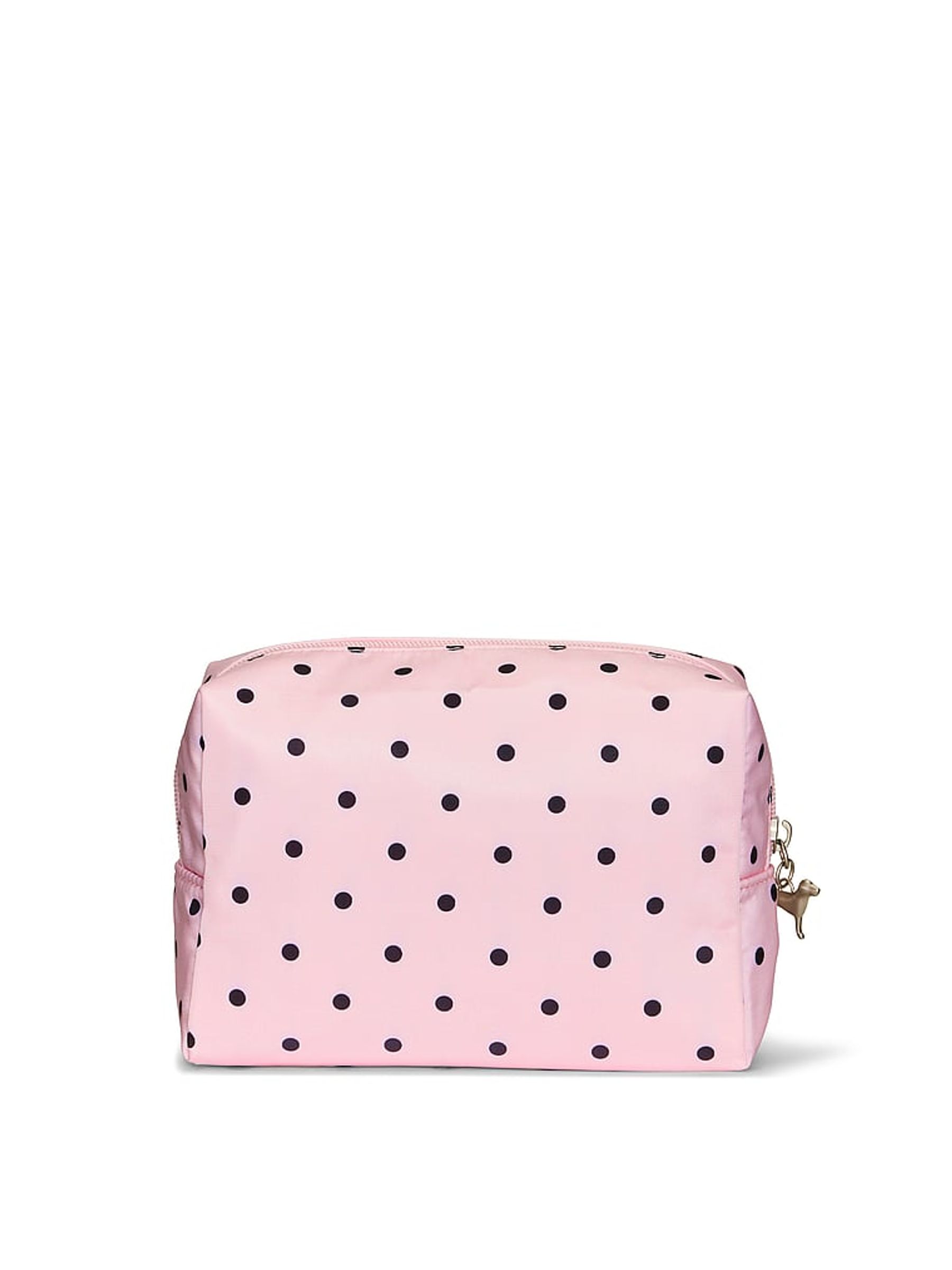 Pink Polka Dot Print Makeup Bag - Image 2 of 3
