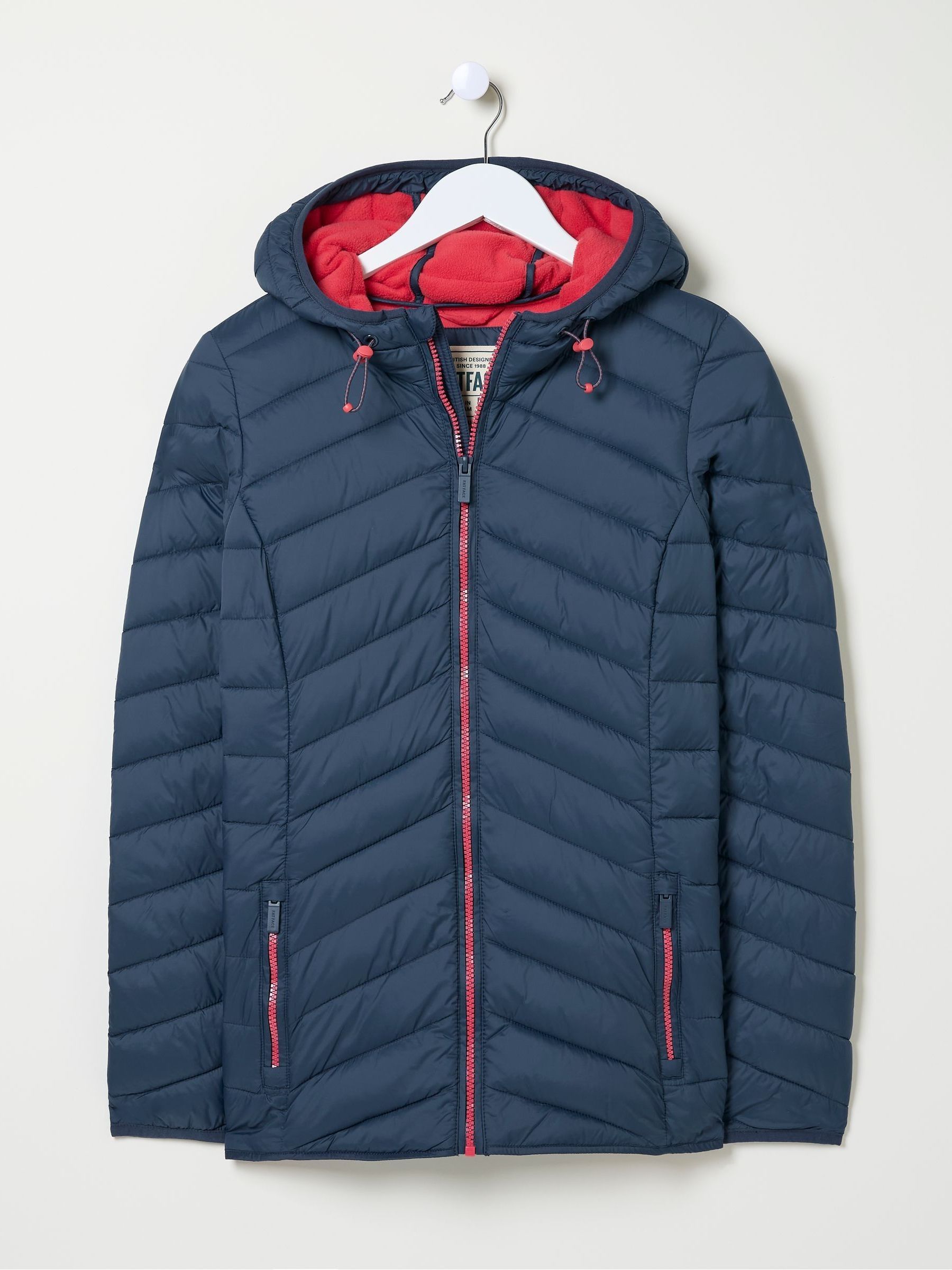 Ruby Teal Blue Lightweight Puffer Jacket - Image 7 of 7 Ruby Teal Blue Lightweight Puffer Jacket - Image 7 of 7