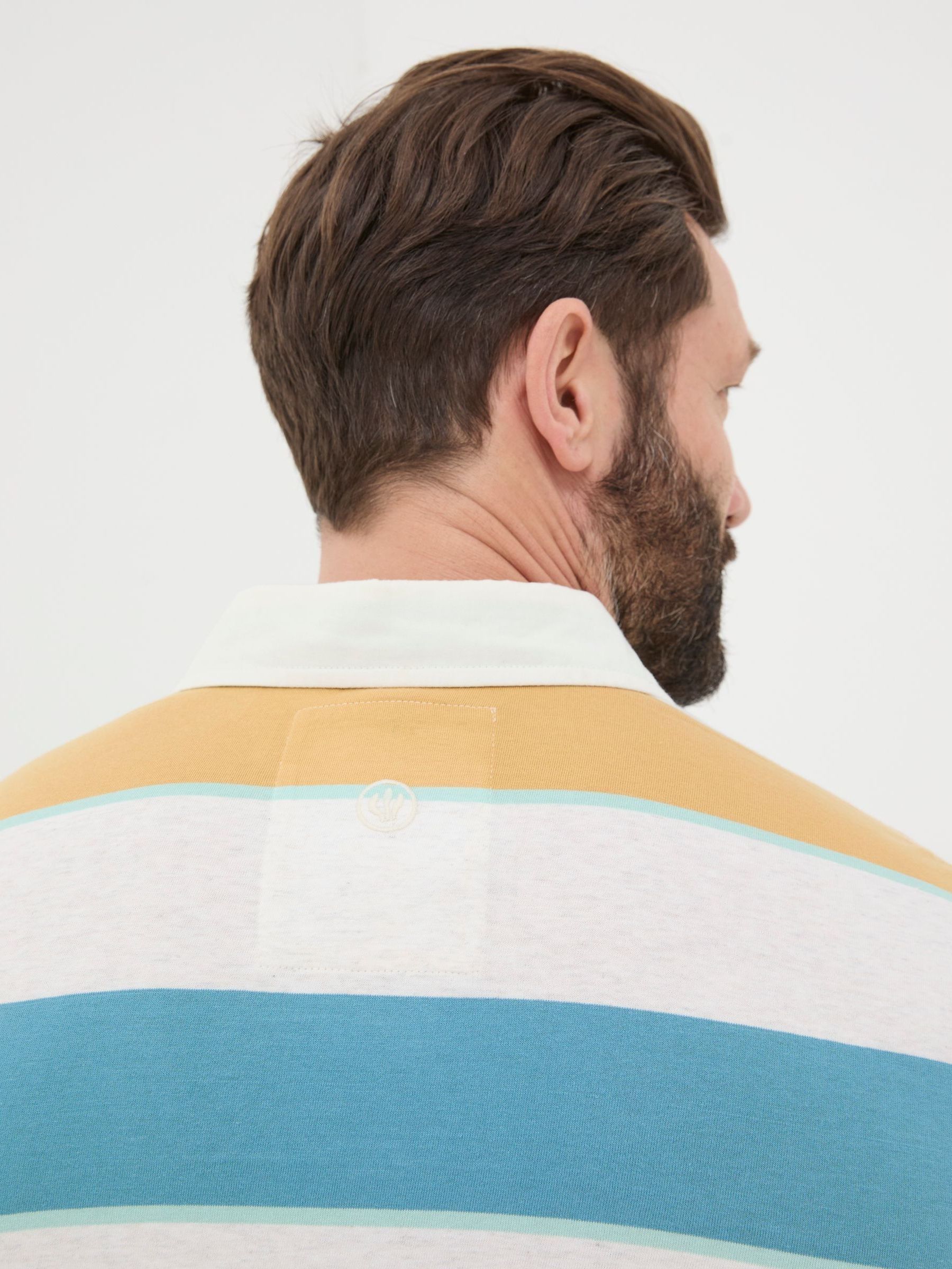 Hastings Yellow Stripe Polo Shirt - Image 4 of 6