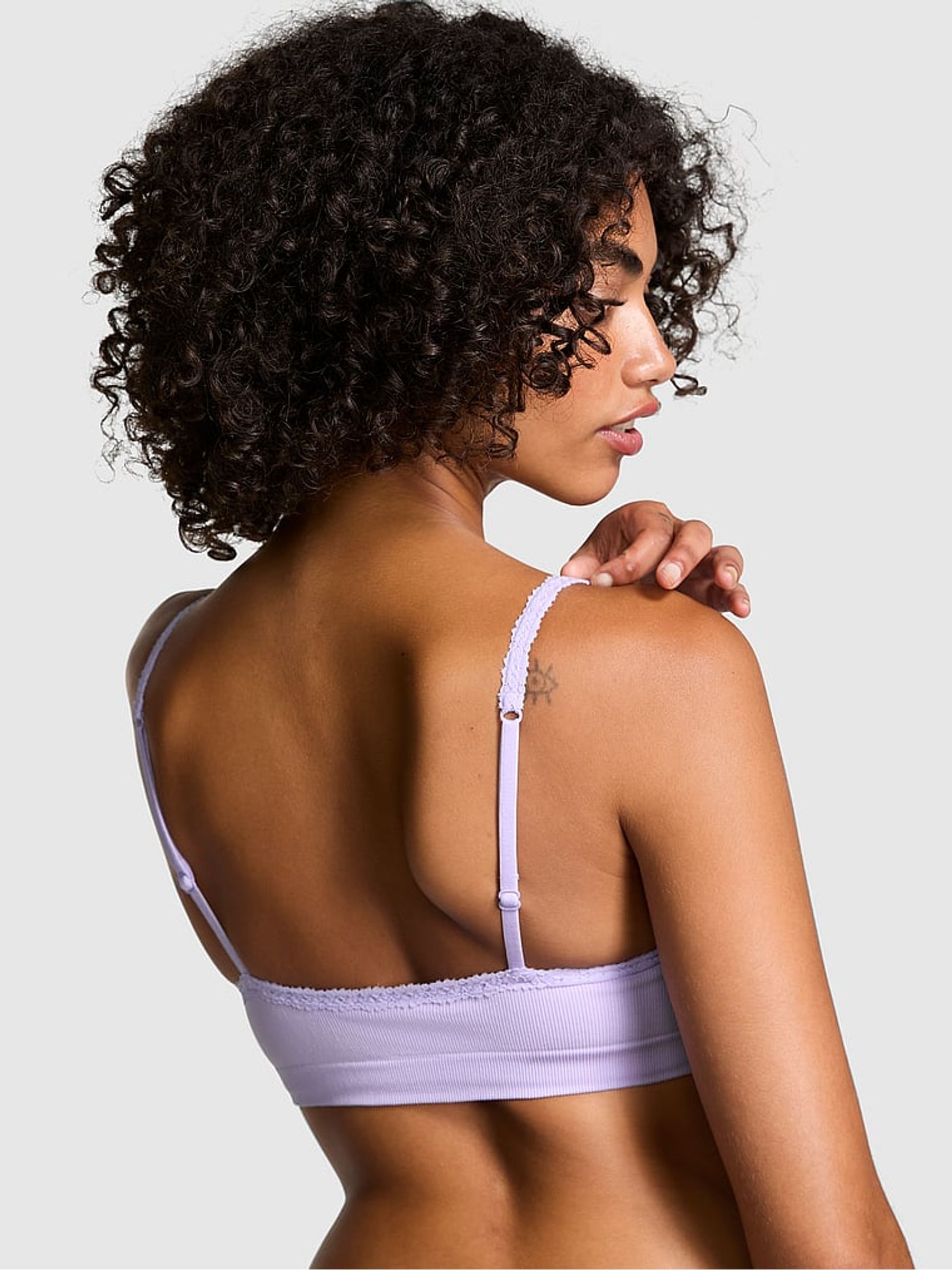 Purple Cloud Seamless Bralette - Image 2 of 3