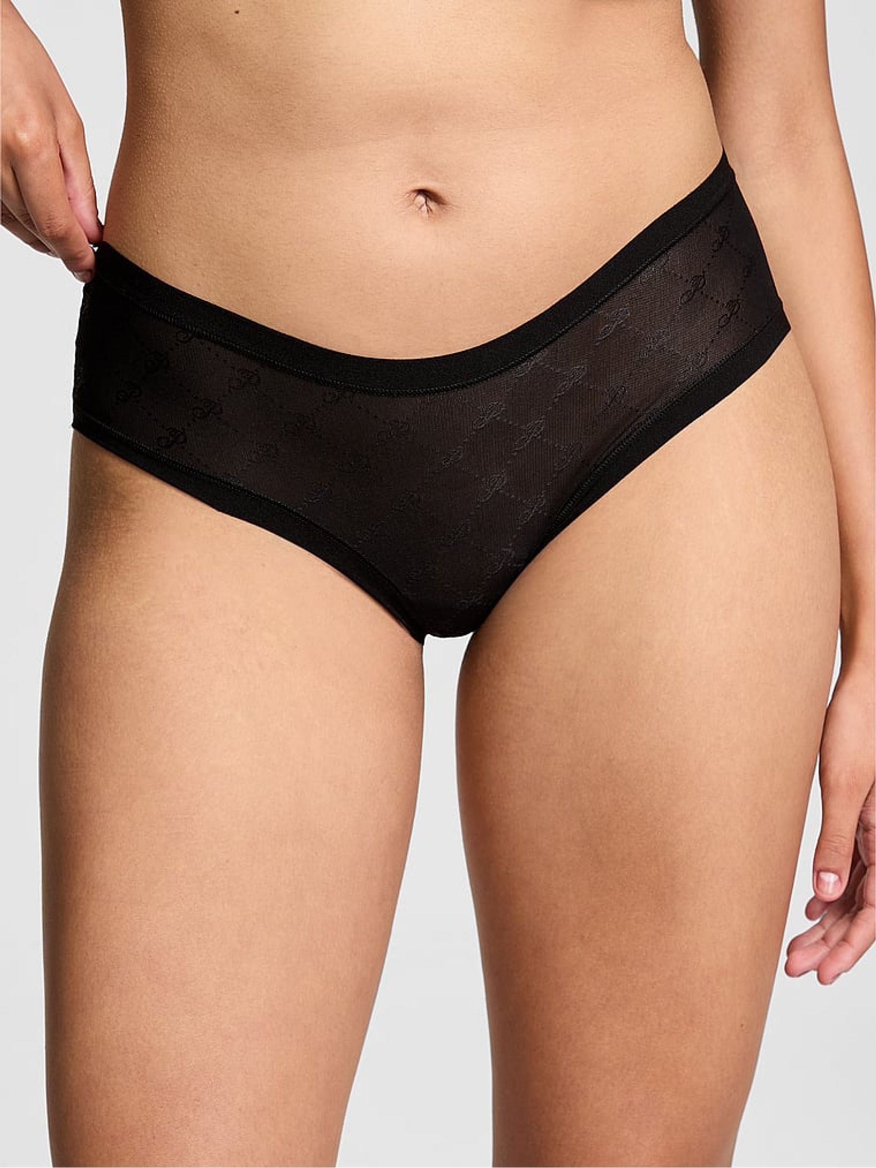 Black Hipster No Show Knickers - Image 1 of 3