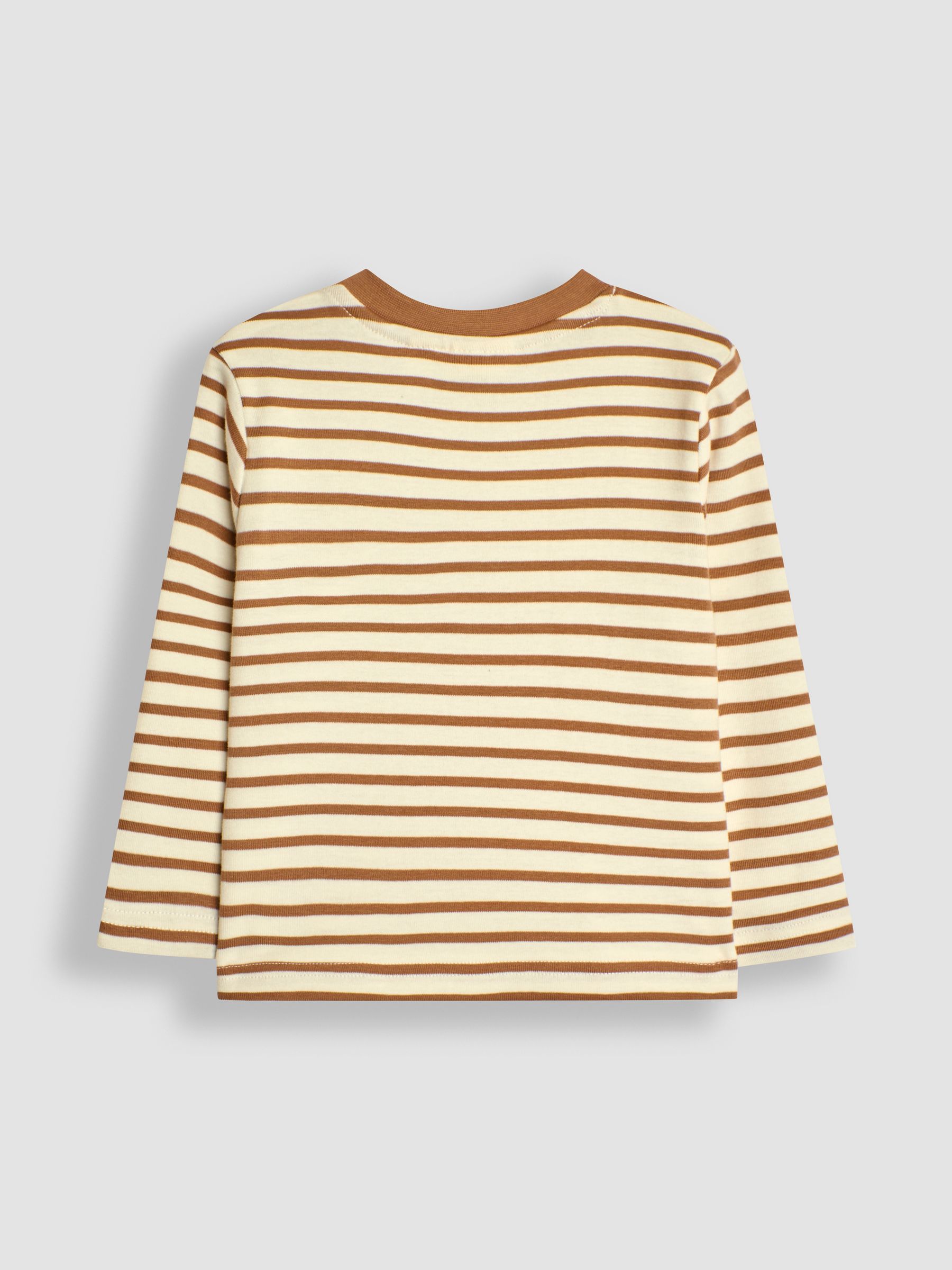 Mocha Brown Breton Long Sleeved Top - Image 2 of 4