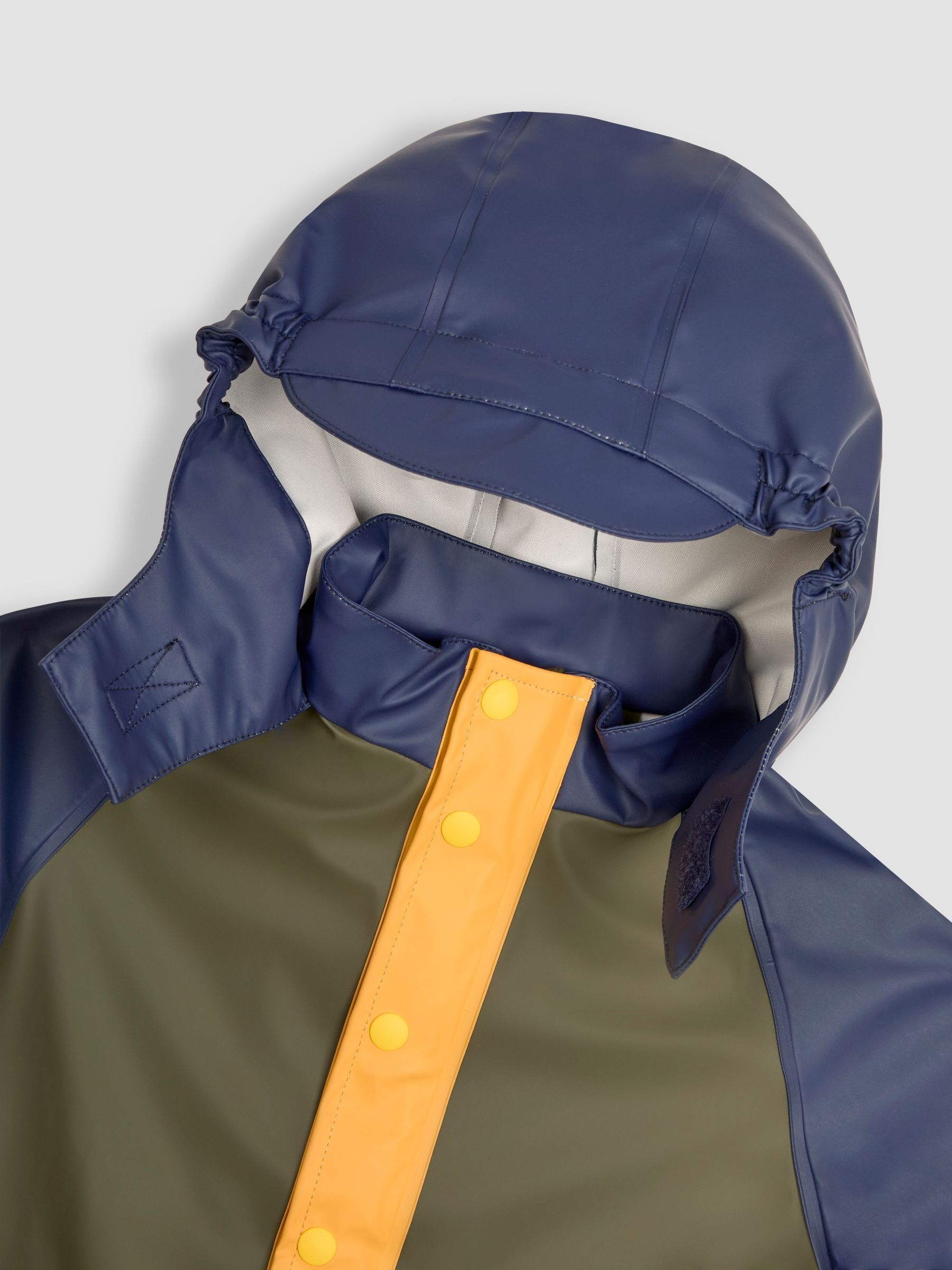 Navy Blue 2 Piece Waterproof Trouser And Jacket Set - Image 7 of 8