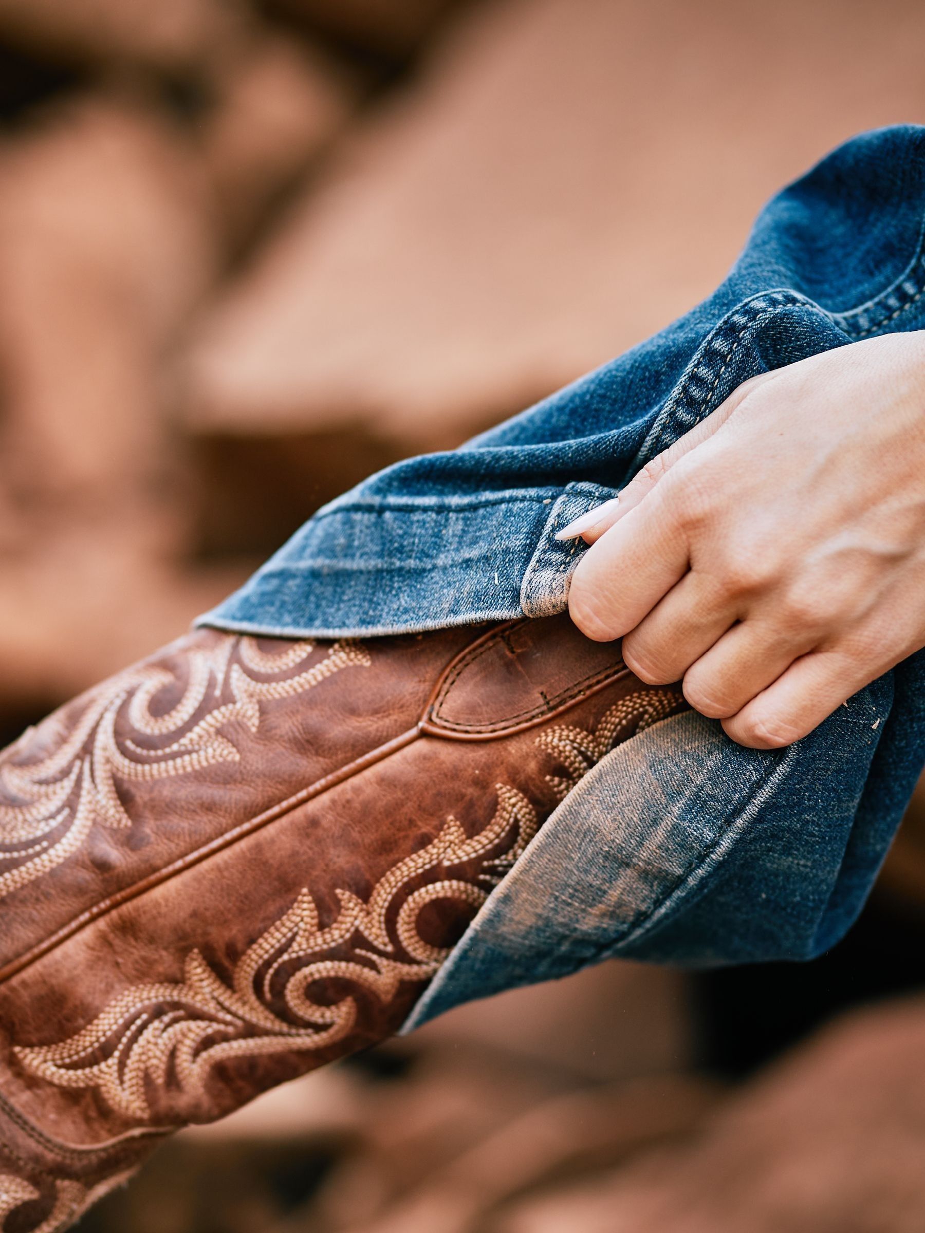 Ariat Brown Ariat Hazen Western Brown Boots - Image 5 of 8