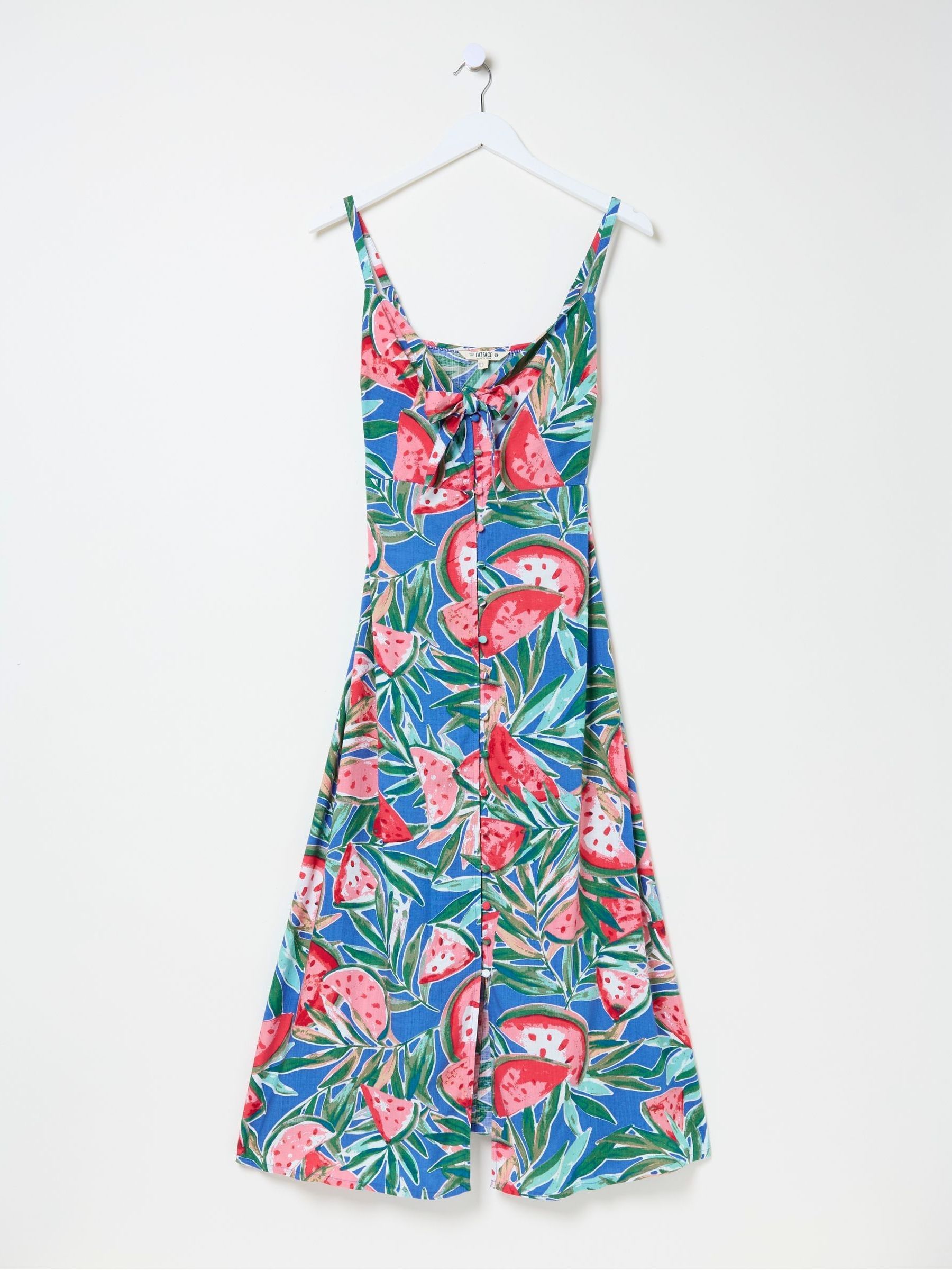 Phoebe Blue Watermelons Midi Dress - Image 5 of 5