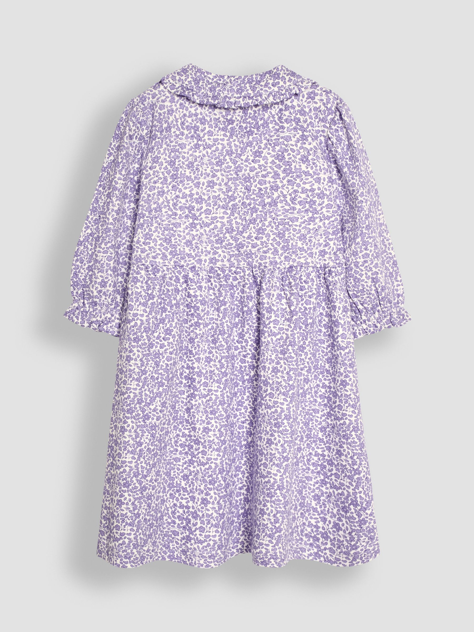 Lilac Purple Ditsy Floral Peter Pan Dress - Image 2 of 3