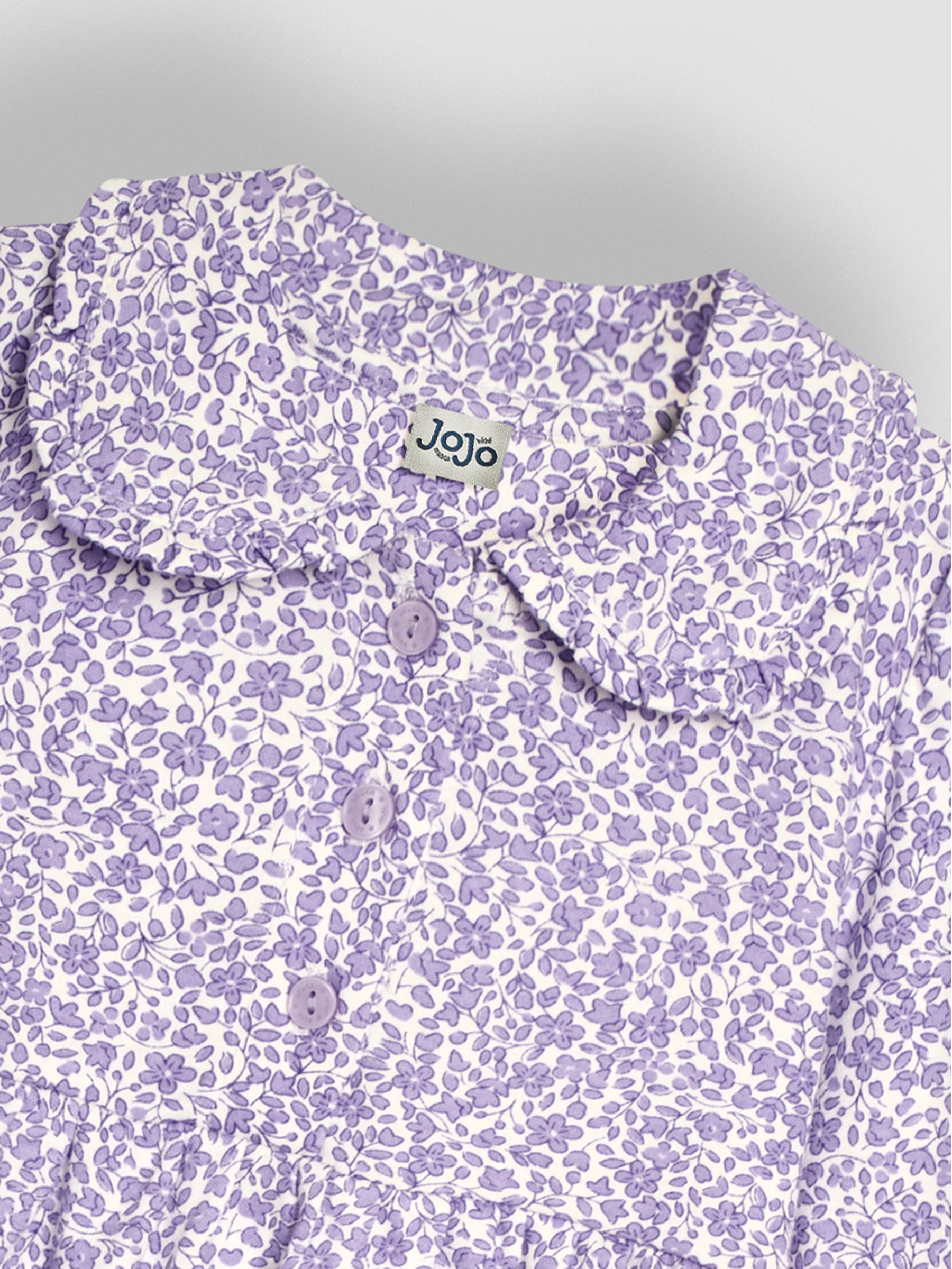 Lilac Purple Ditsy Floral Peter Pan Dress - Image 3 of 3