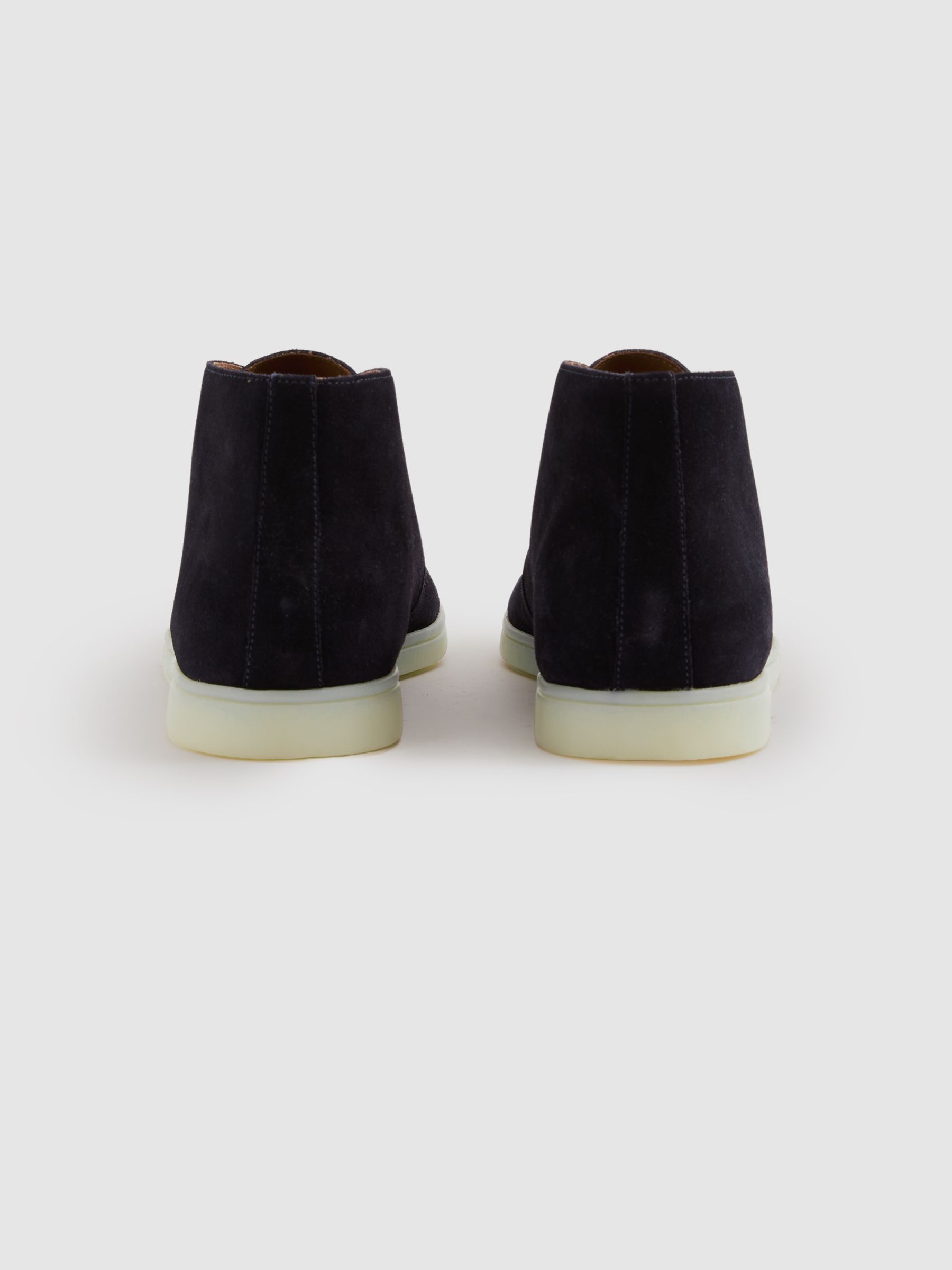 Suede Chukka Boots in Navy - Image 4 of 5