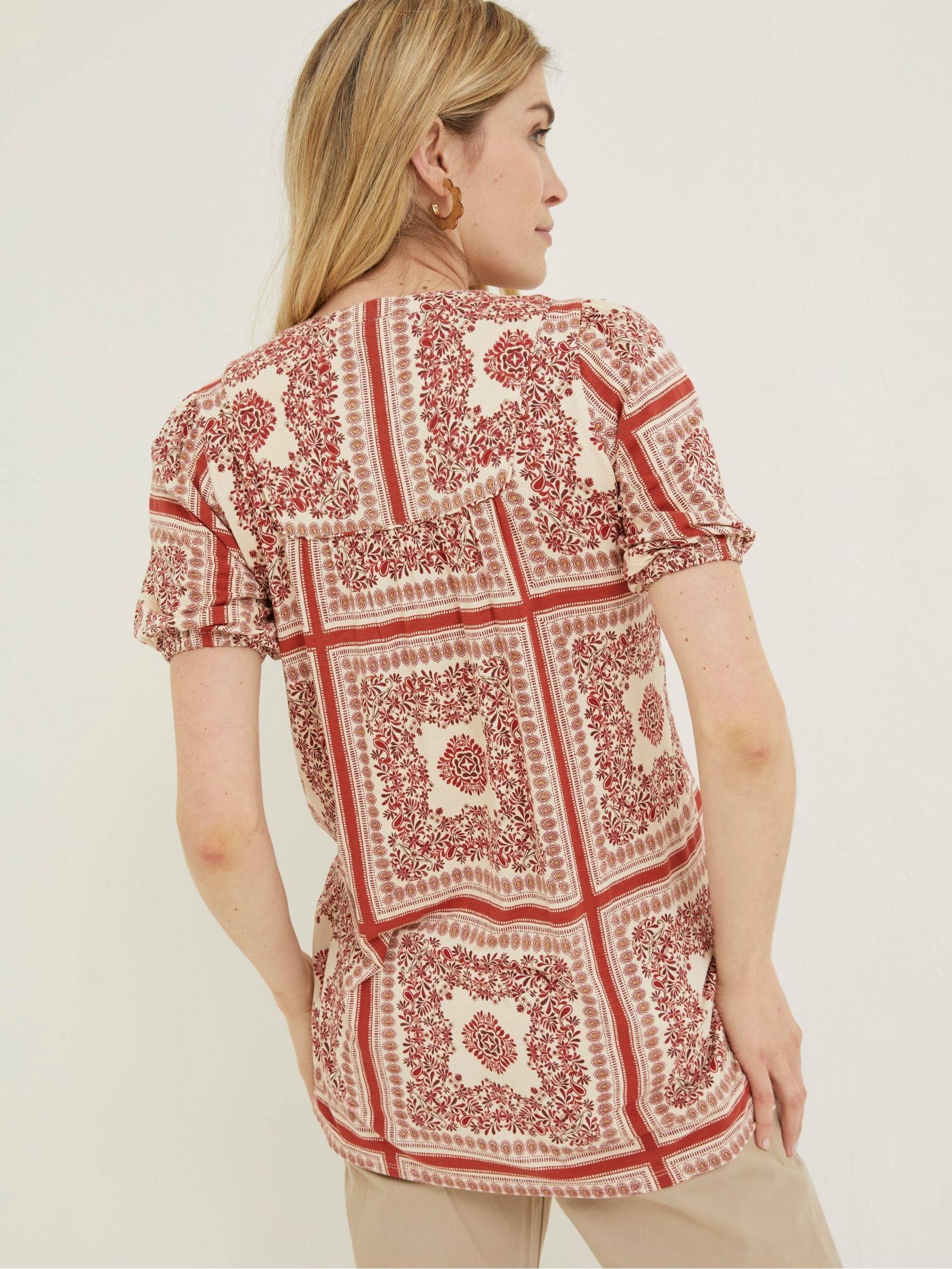 Natural Lou Bandana Tunic Top - Image 3 of 6
