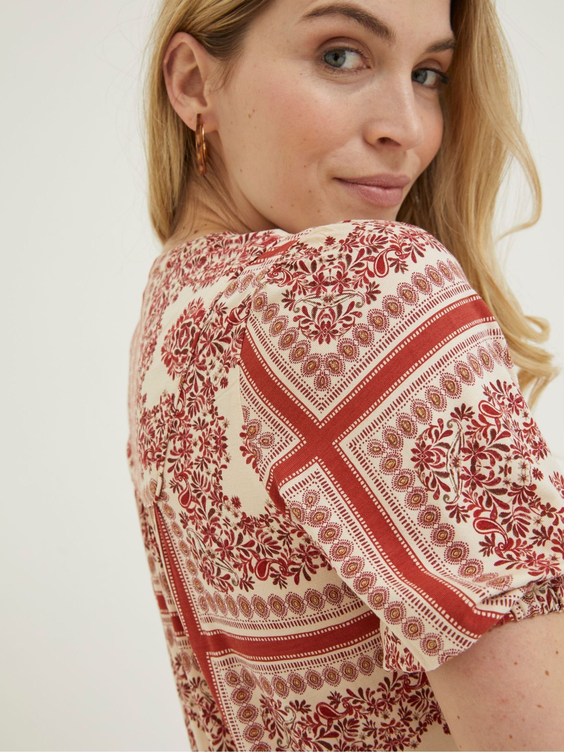 Natural Lou Bandana Tunic Top - Image 5 of 6