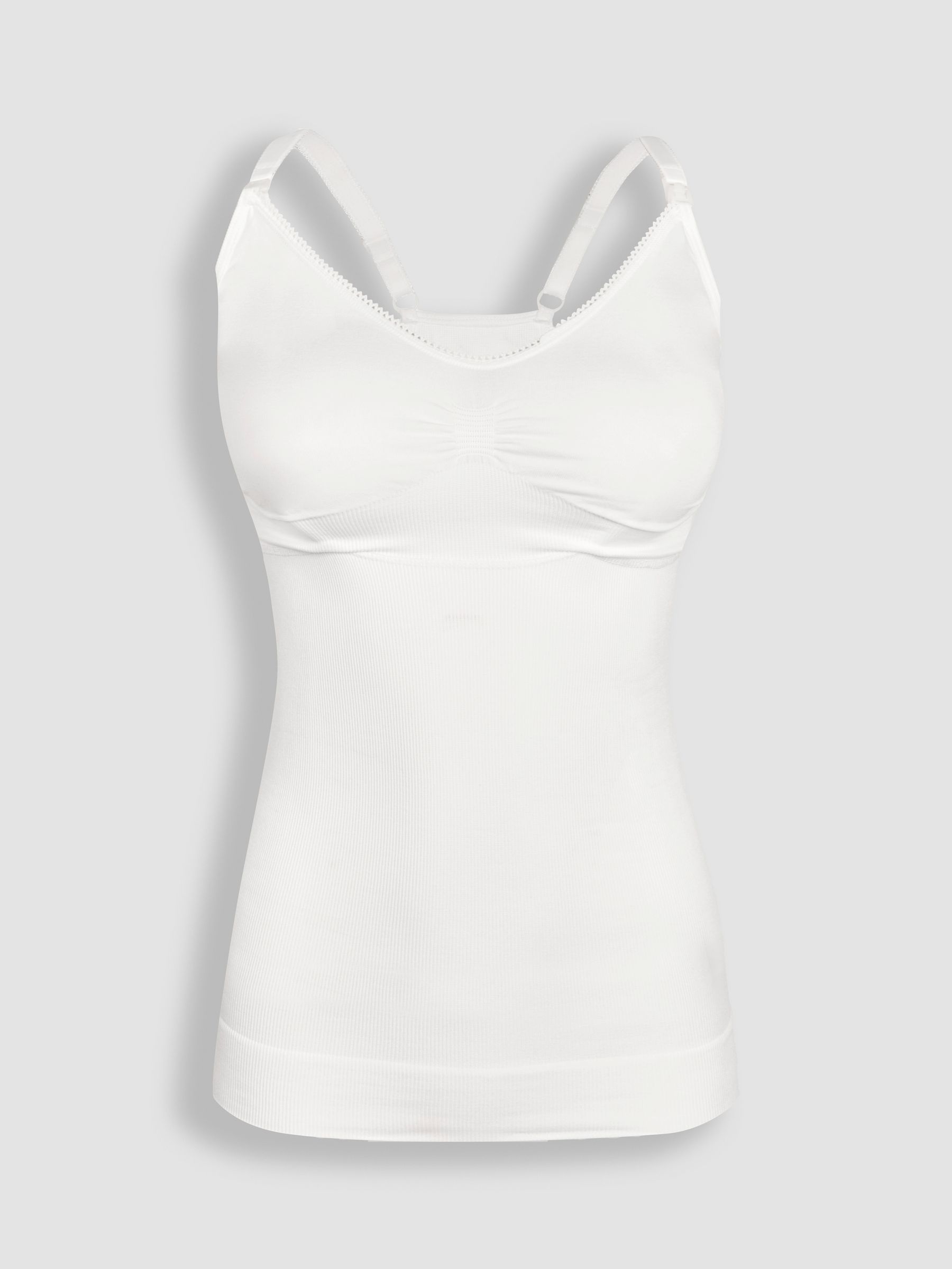 White Seamless Postnatal Support Nursing Vest - Image 4 of 6