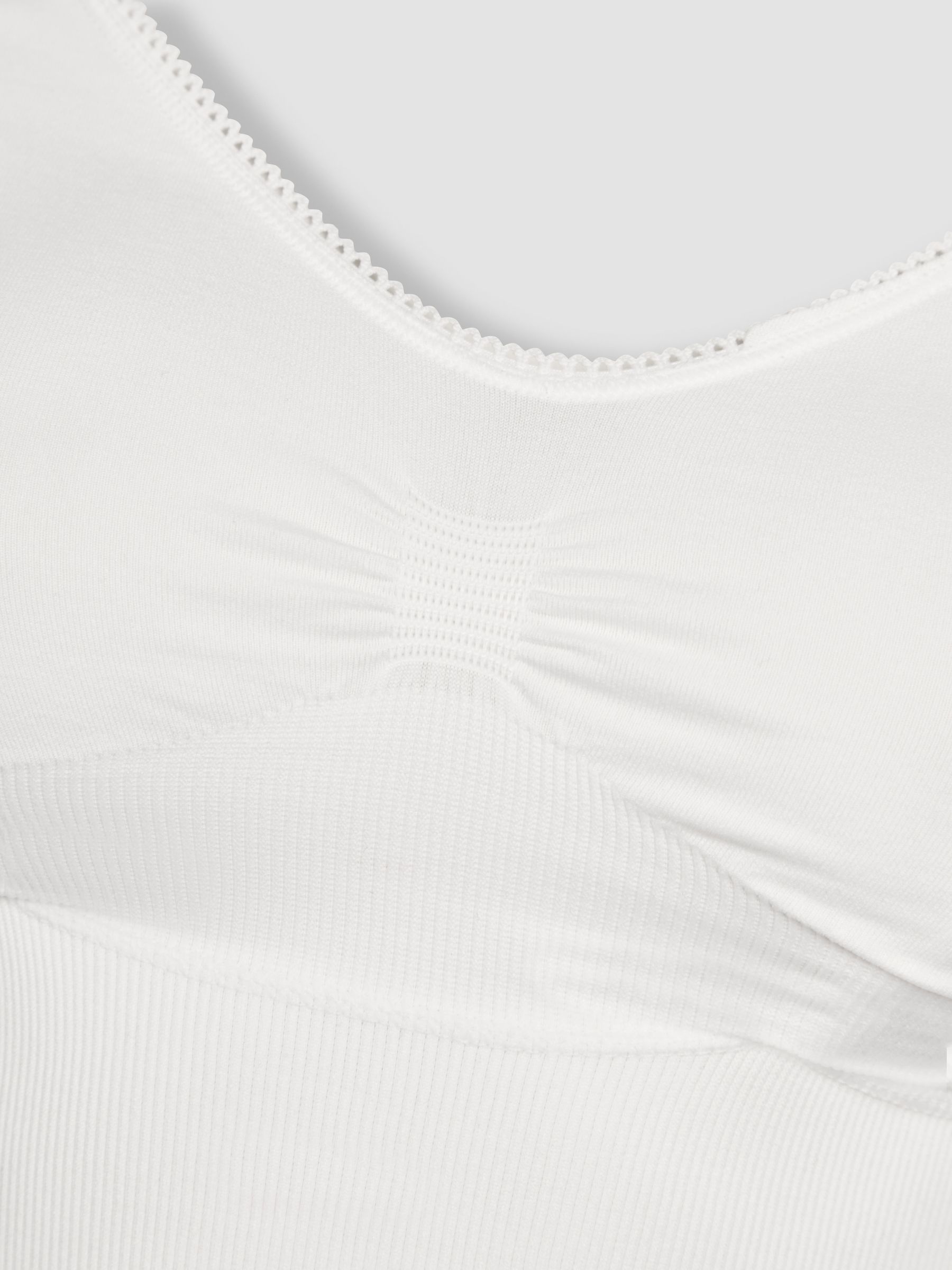 White Seamless Postnatal Support Nursing Vest - Image 5 of 6