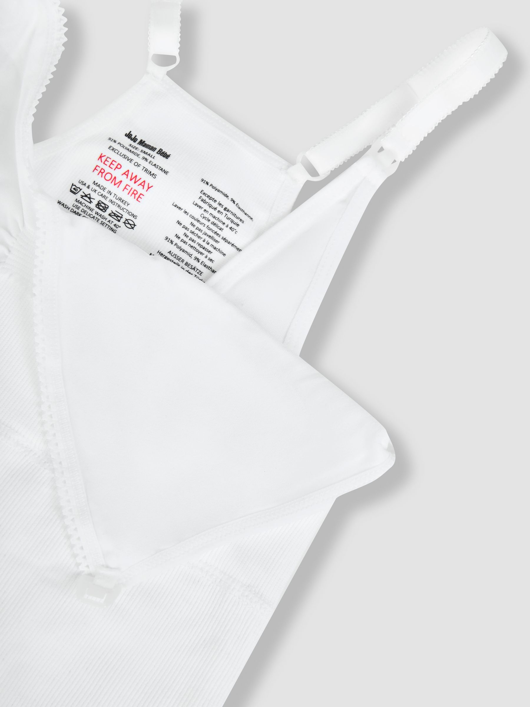 White Seamless Postnatal Support Nursing Vest - Image 6 of 6