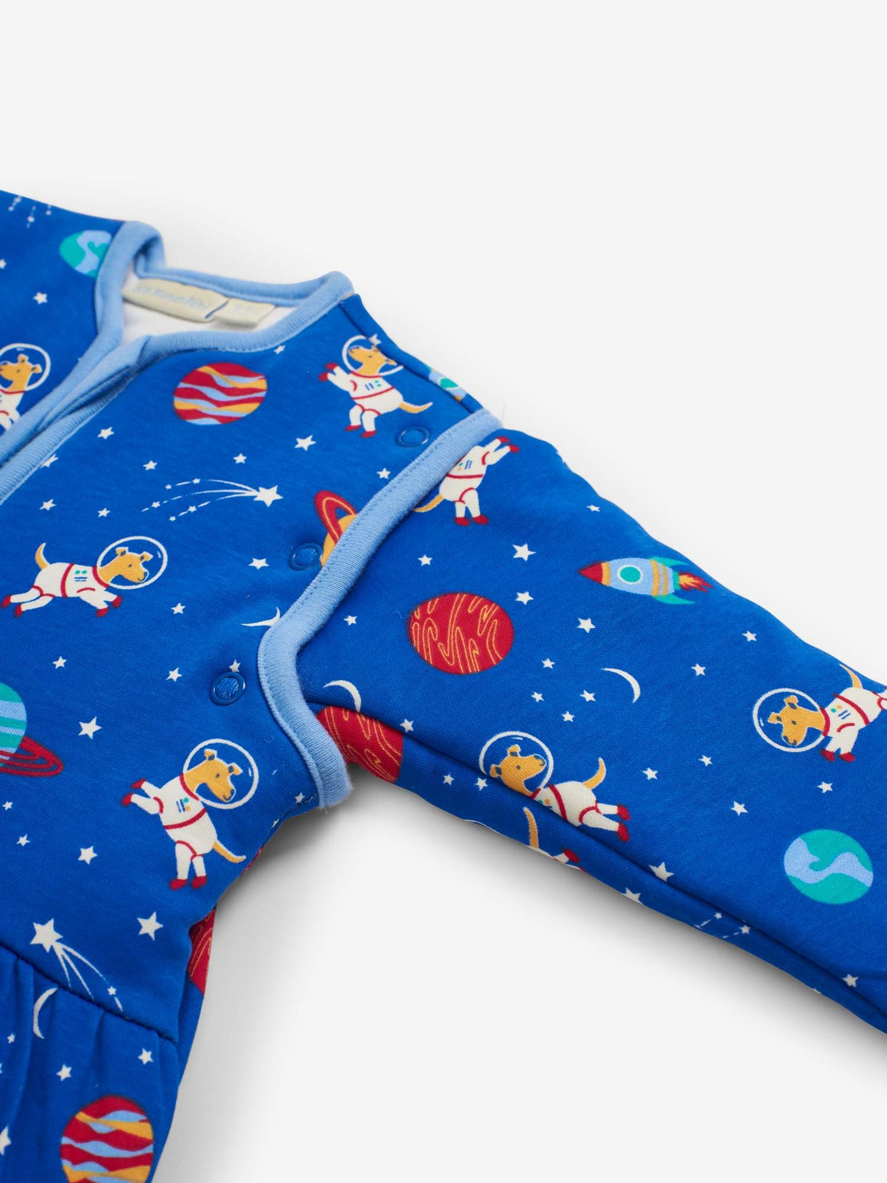 Glow-in-the-Dark Dog 2.5 TOG Baby Travel Sleeping Bag in Space - Image 2 of 3