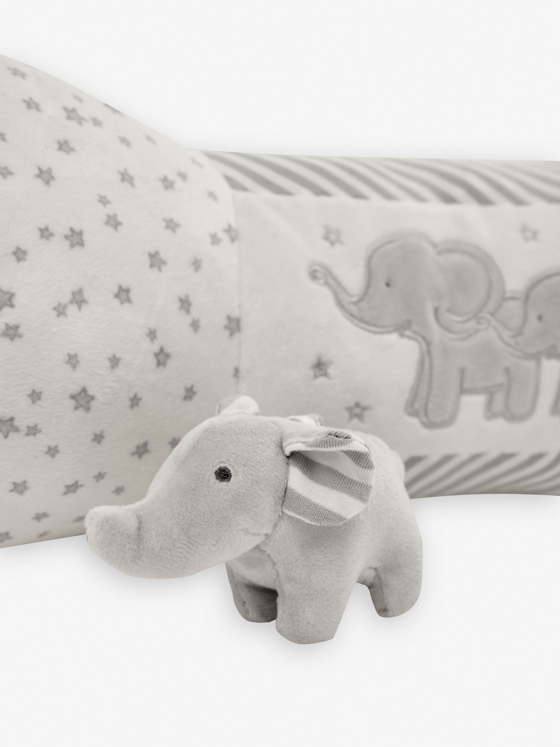 Elephant Tummy Time Roller in Grey - Image 2 of 4