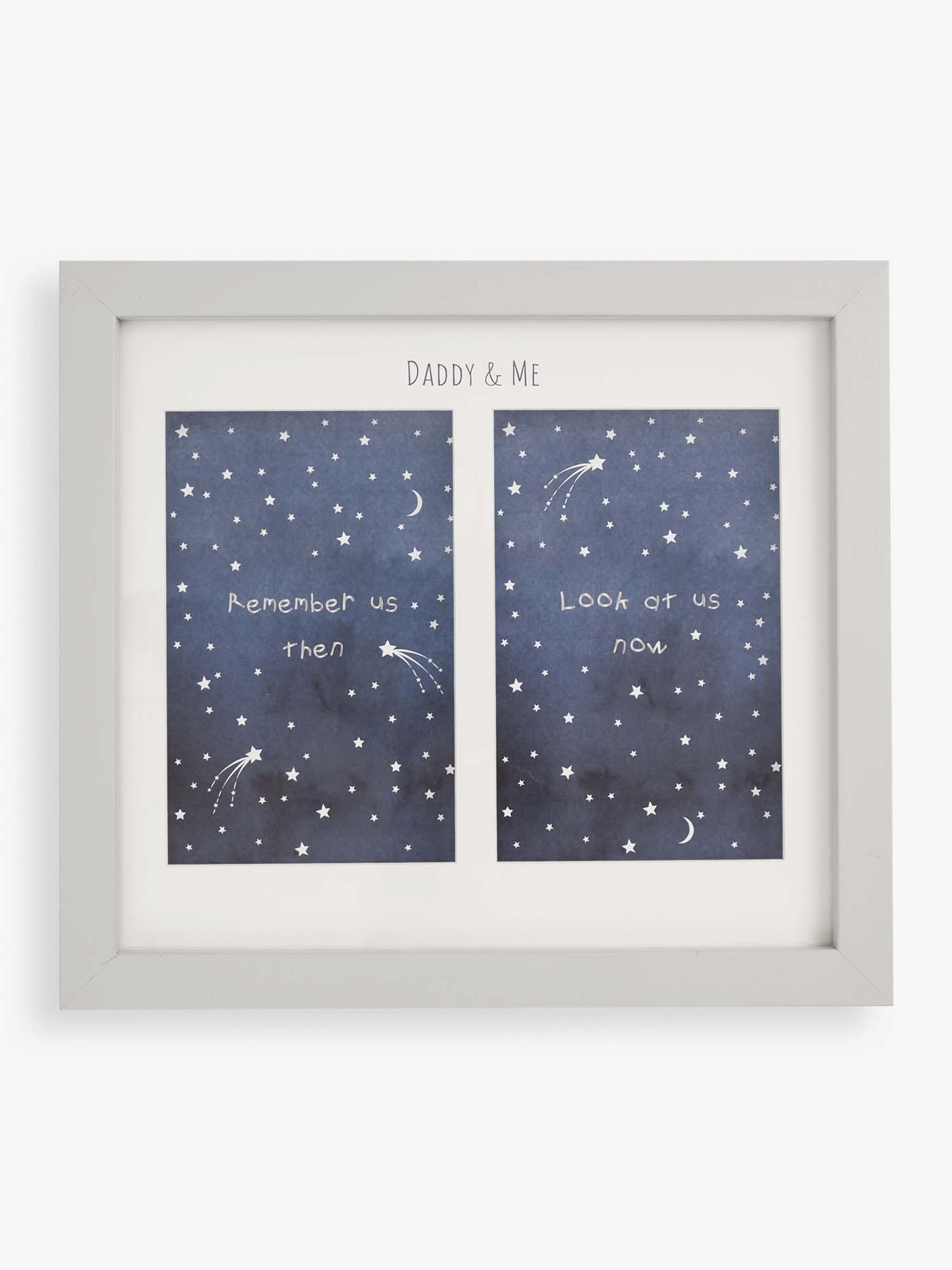 Daddy & Me Photo Frame in Grey - Image 1 of 2