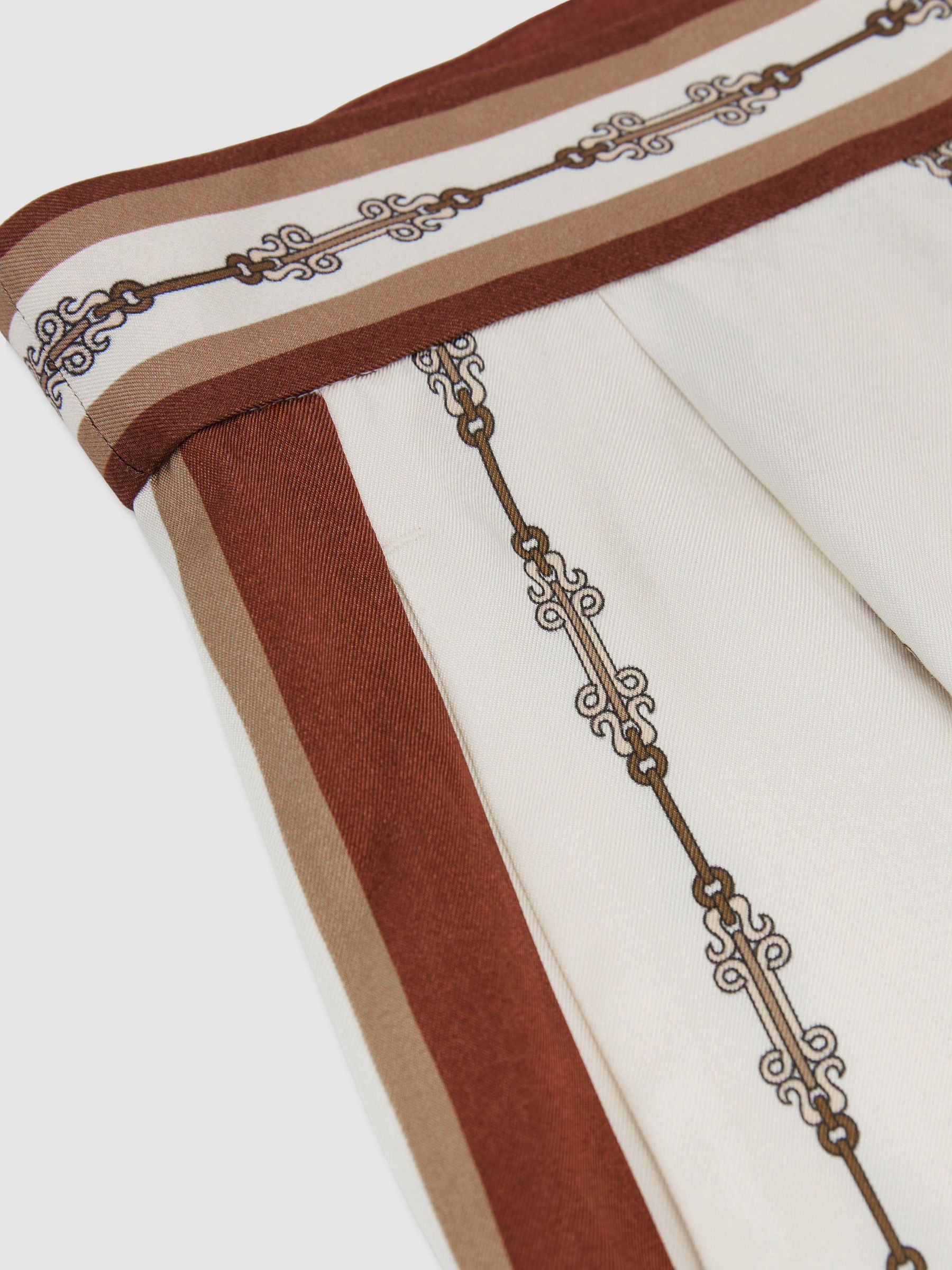 Chain-Print Shorts in Ivory - Image 6 of 6