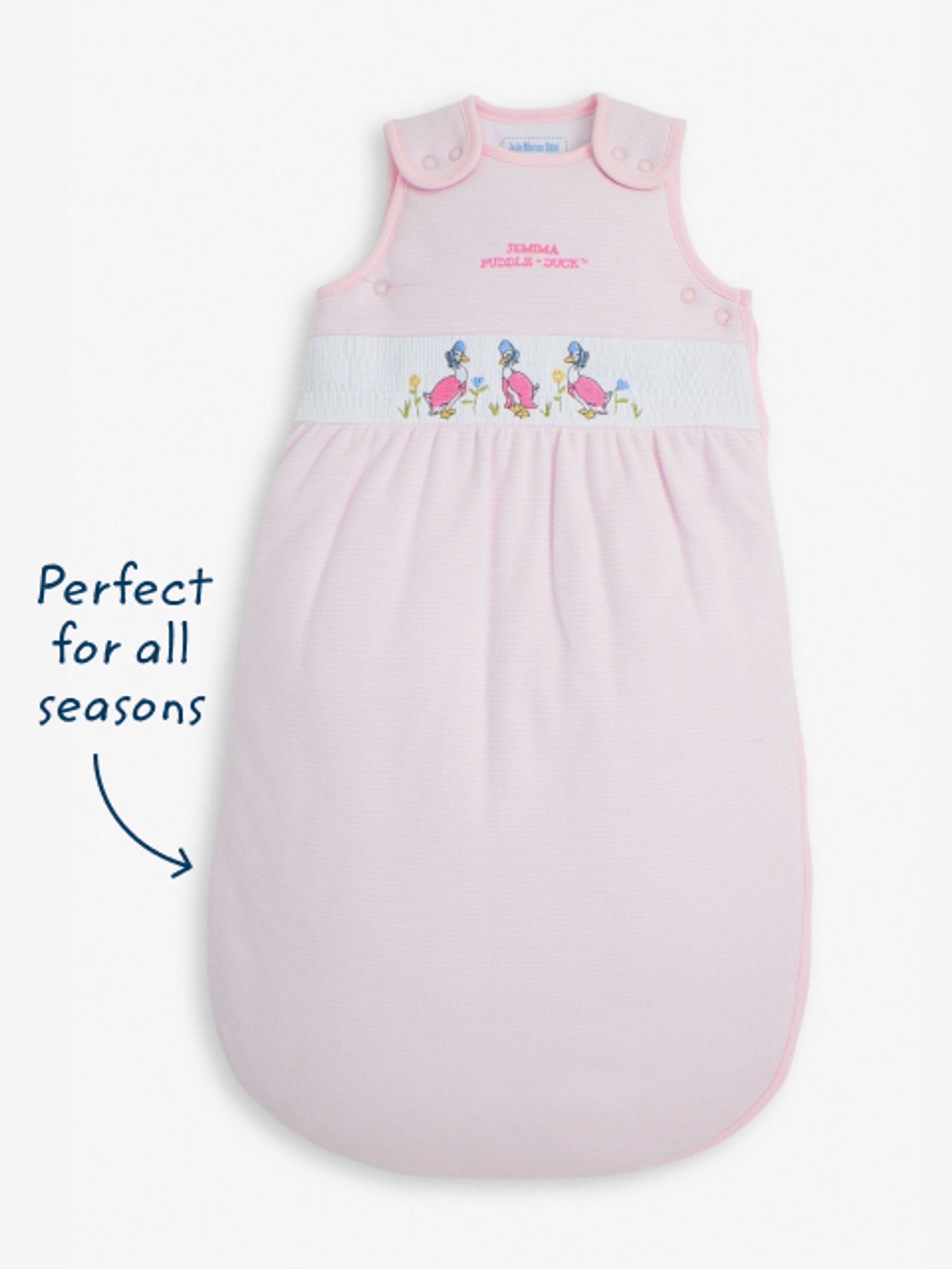 Jemima Puddle-Duck 2.5 Tog Baby Sleeping Bag in Pink - Image 3 of 5