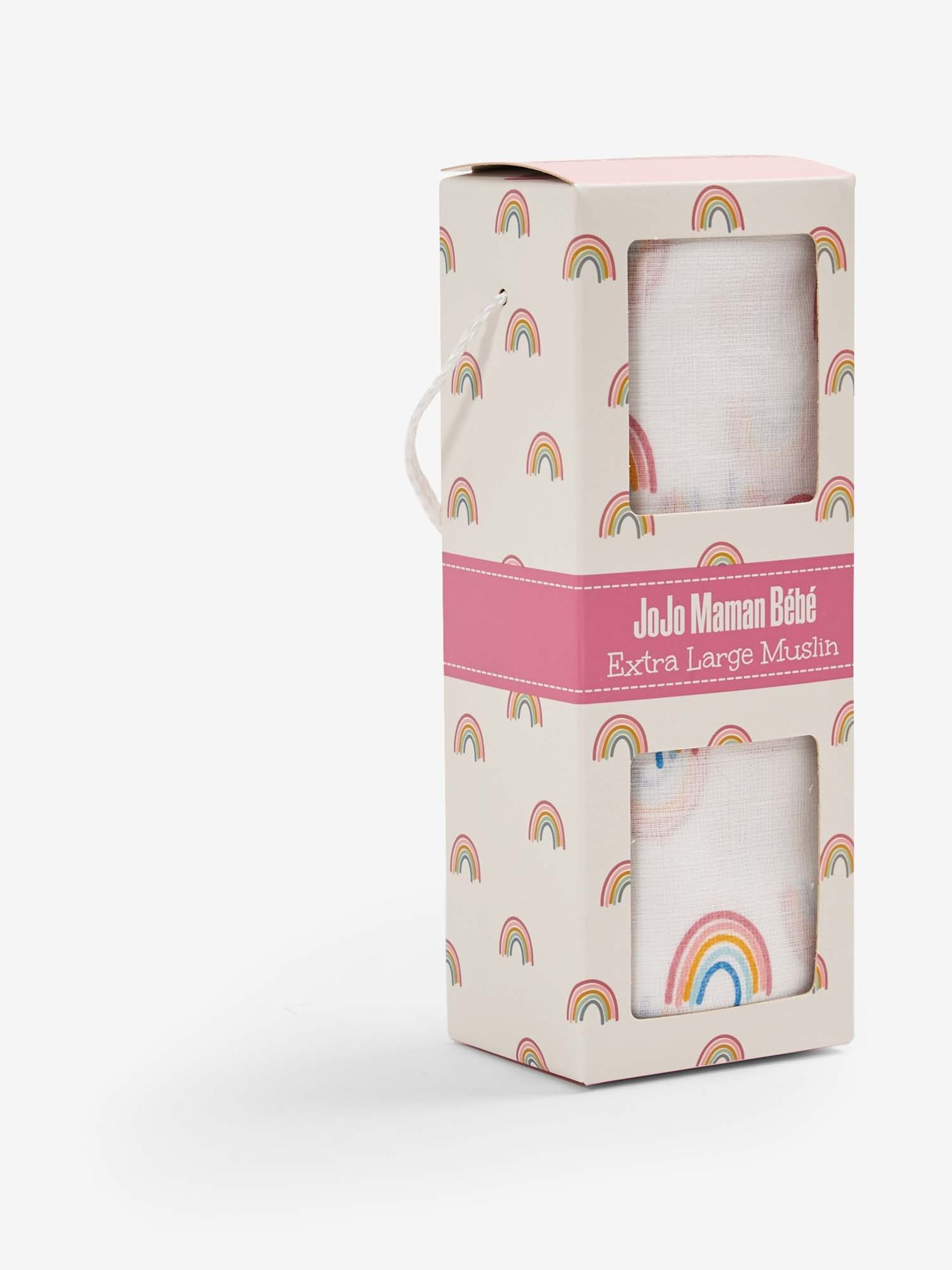 Extra Large Rainbow Muslin in Pink - Image 1 of 2