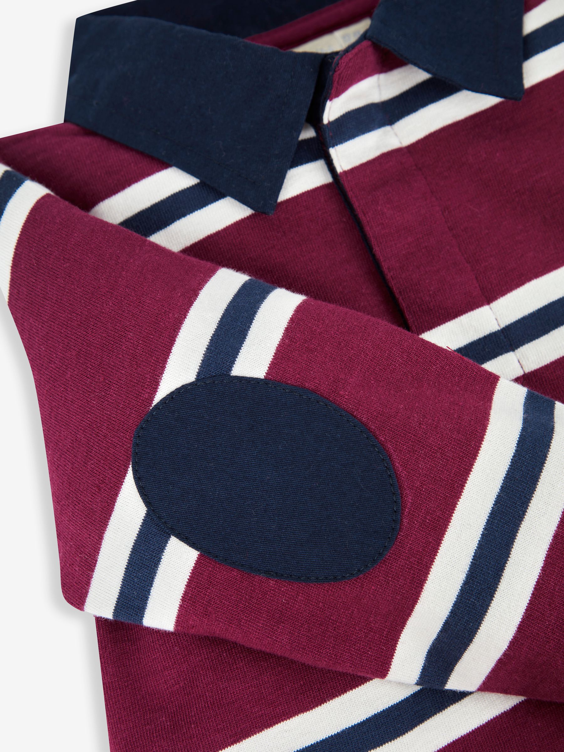 Burgundy Stripe Rugby Top - Image 4 of 4