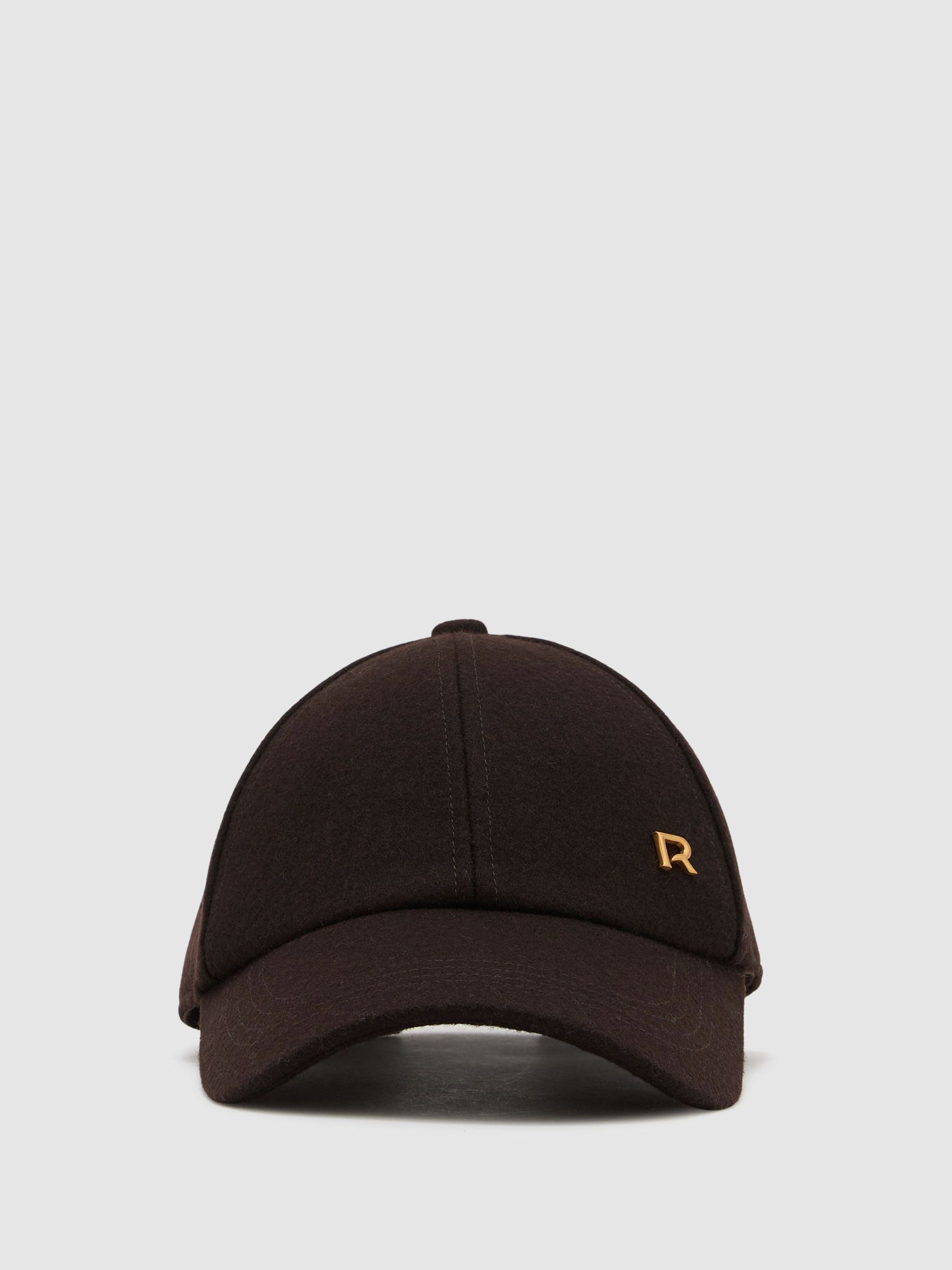 Wool-Blend Flannel Baseball Cap in Chocolate - Bild 1 von 5 Wool-Blend Flannel Baseball Cap in Chocolate - Bild 1 von 5