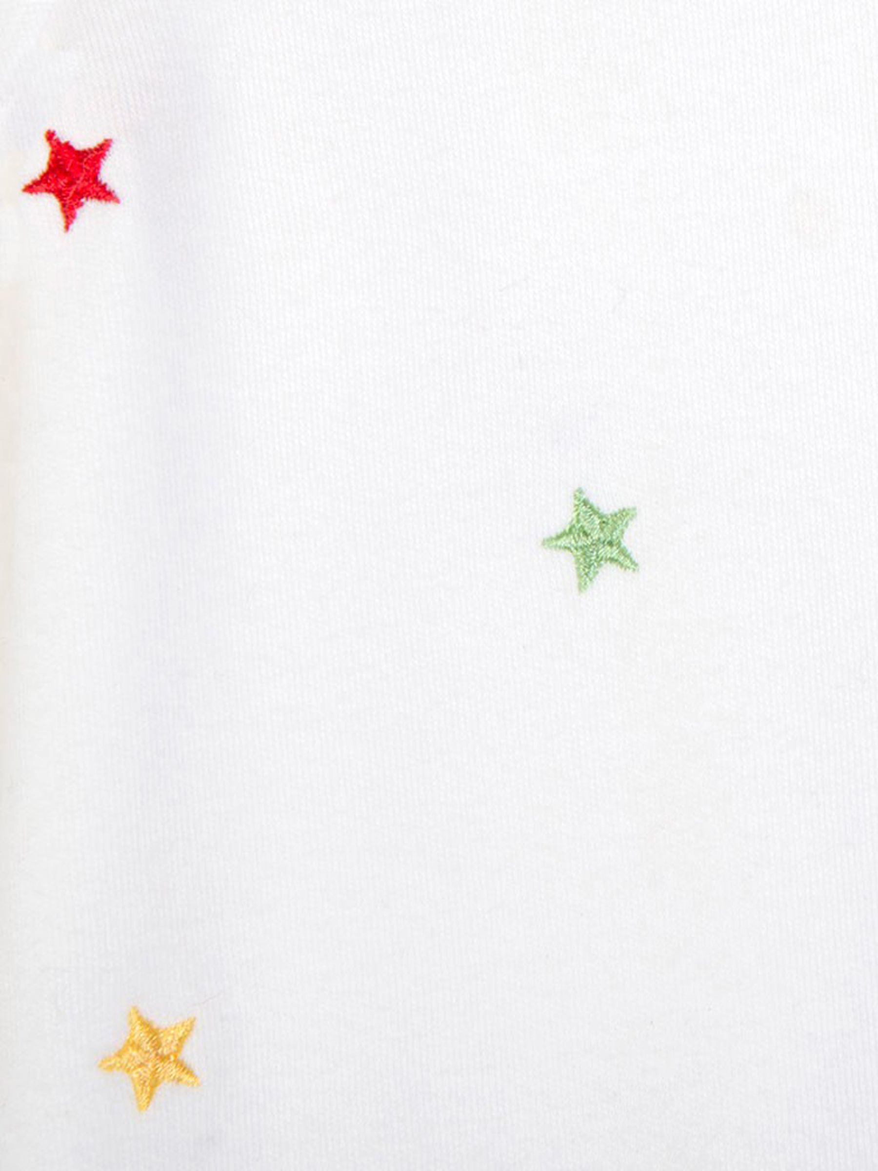 Star Embroidered Cotton Baby Sleepsuit - Image 5 of 5