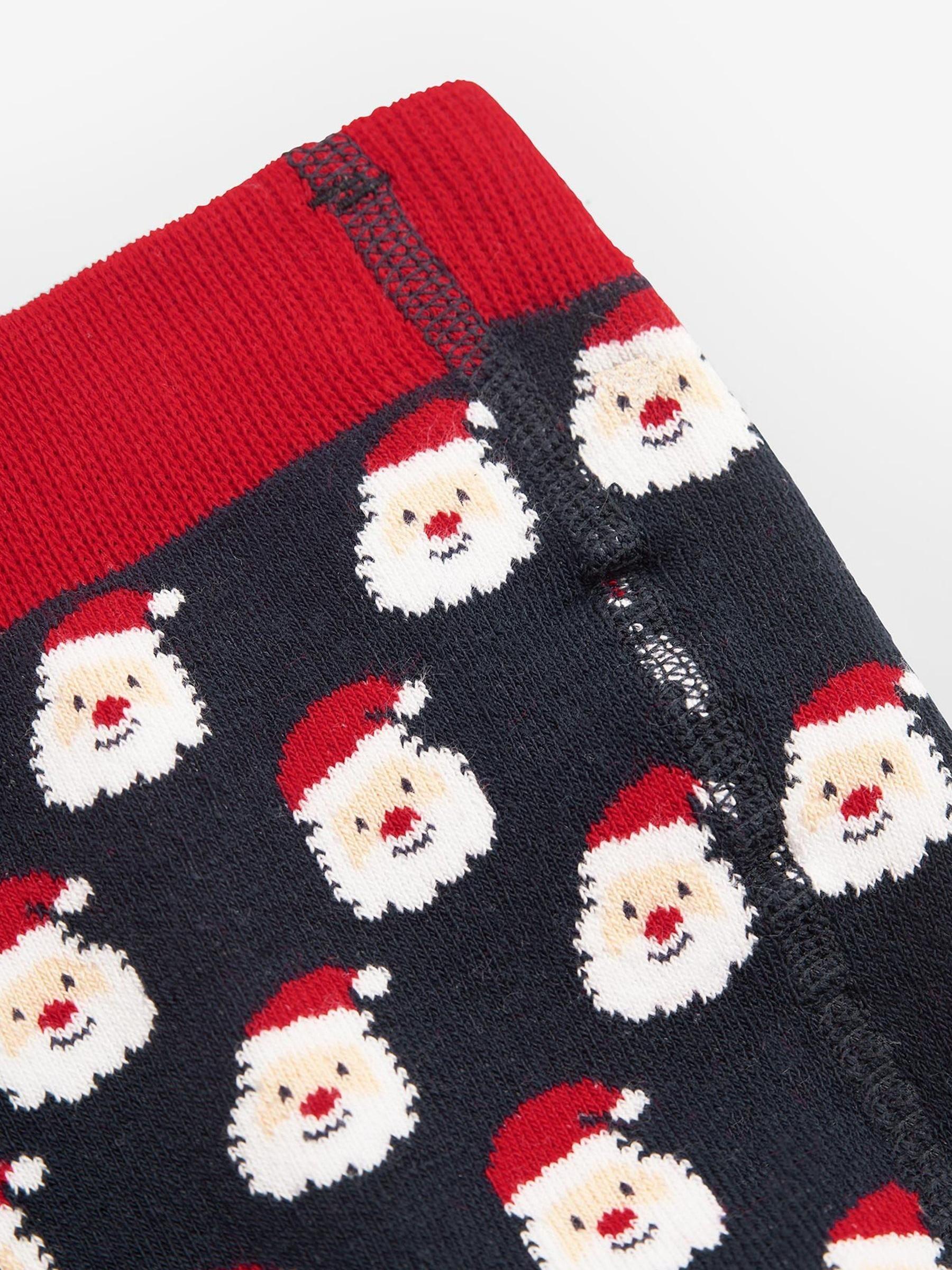 Father Christmas Extra Thick Baby Leggings in Navy Father Christmas - Image 3 of 3