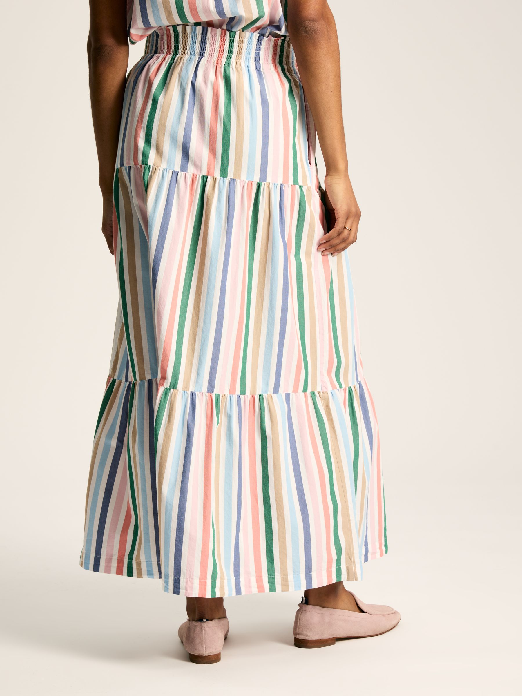 Cynthia Stripe Tiered Co-ord Skirt - Image 2 of 8 Cynthia Stripe Tiered Co-ord Skirt - Image 2 of 8