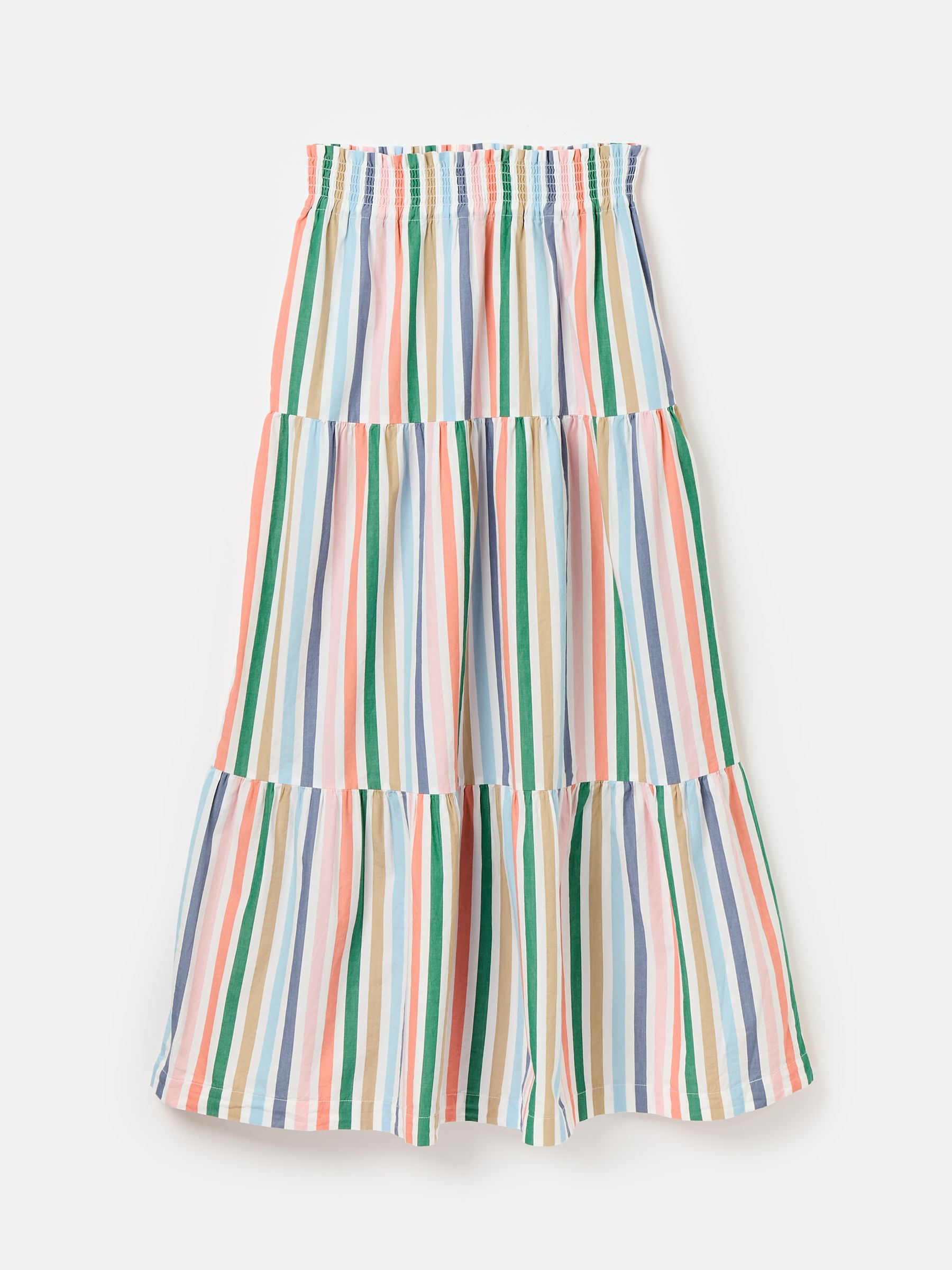 Cynthia Stripe Tiered Co-ord Skirt | Joules