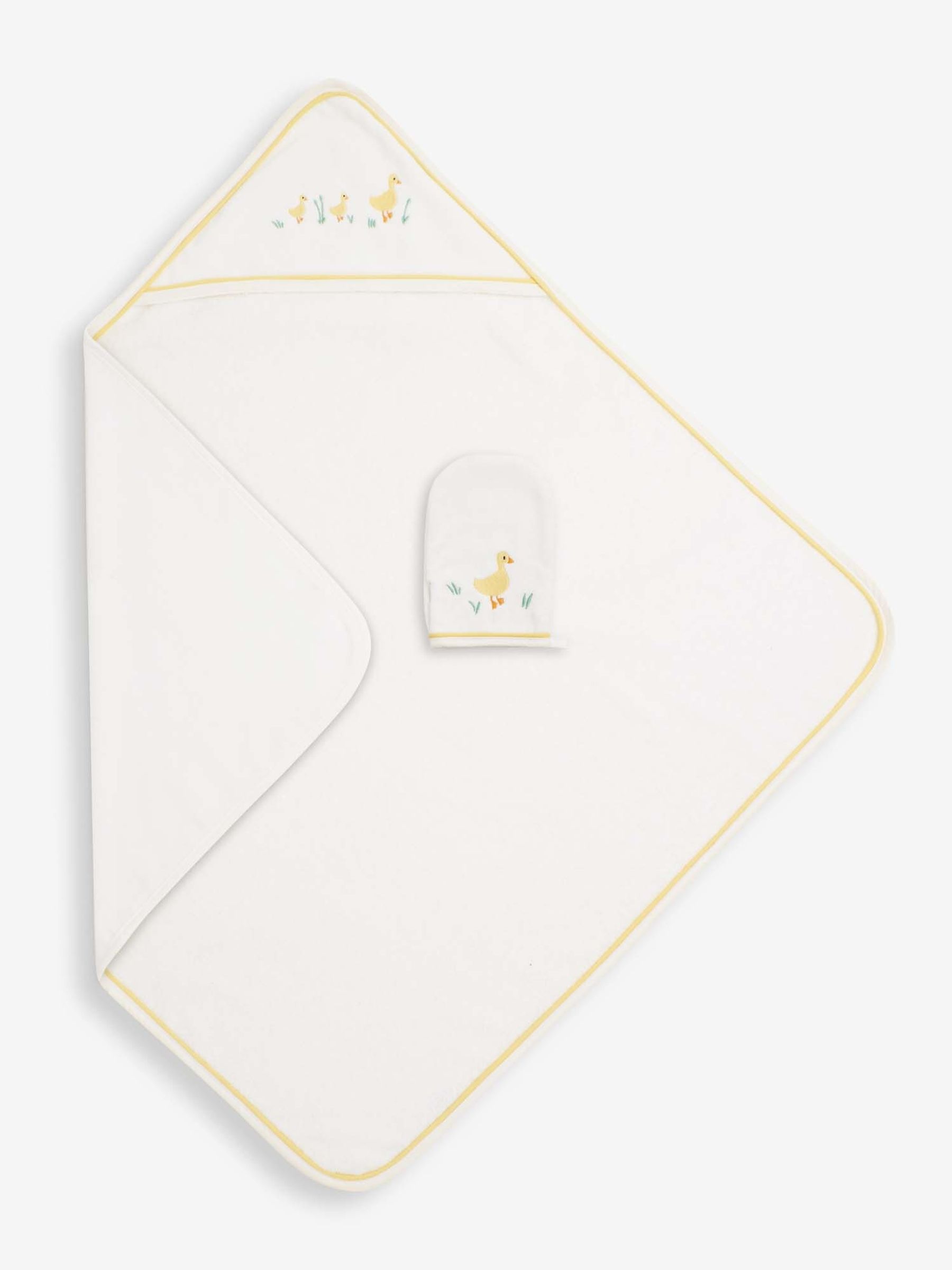 Duck Hooded Towel & Wash Mitt - Image 1 of 7
