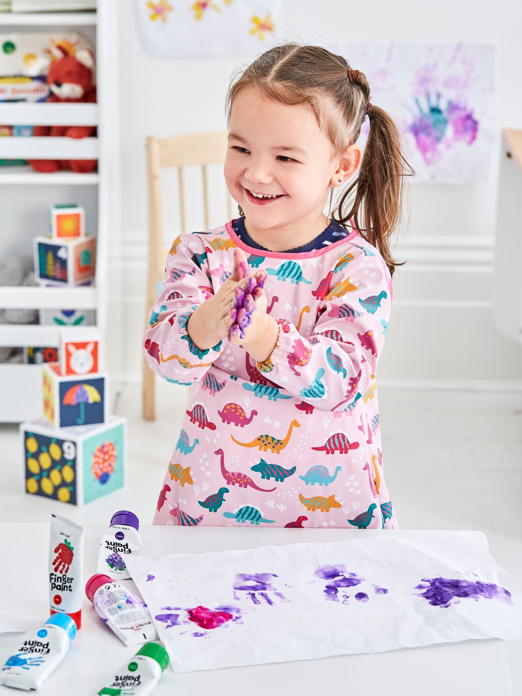 Pink Dino Multi-Purpose Coverall - Image 1 of 3