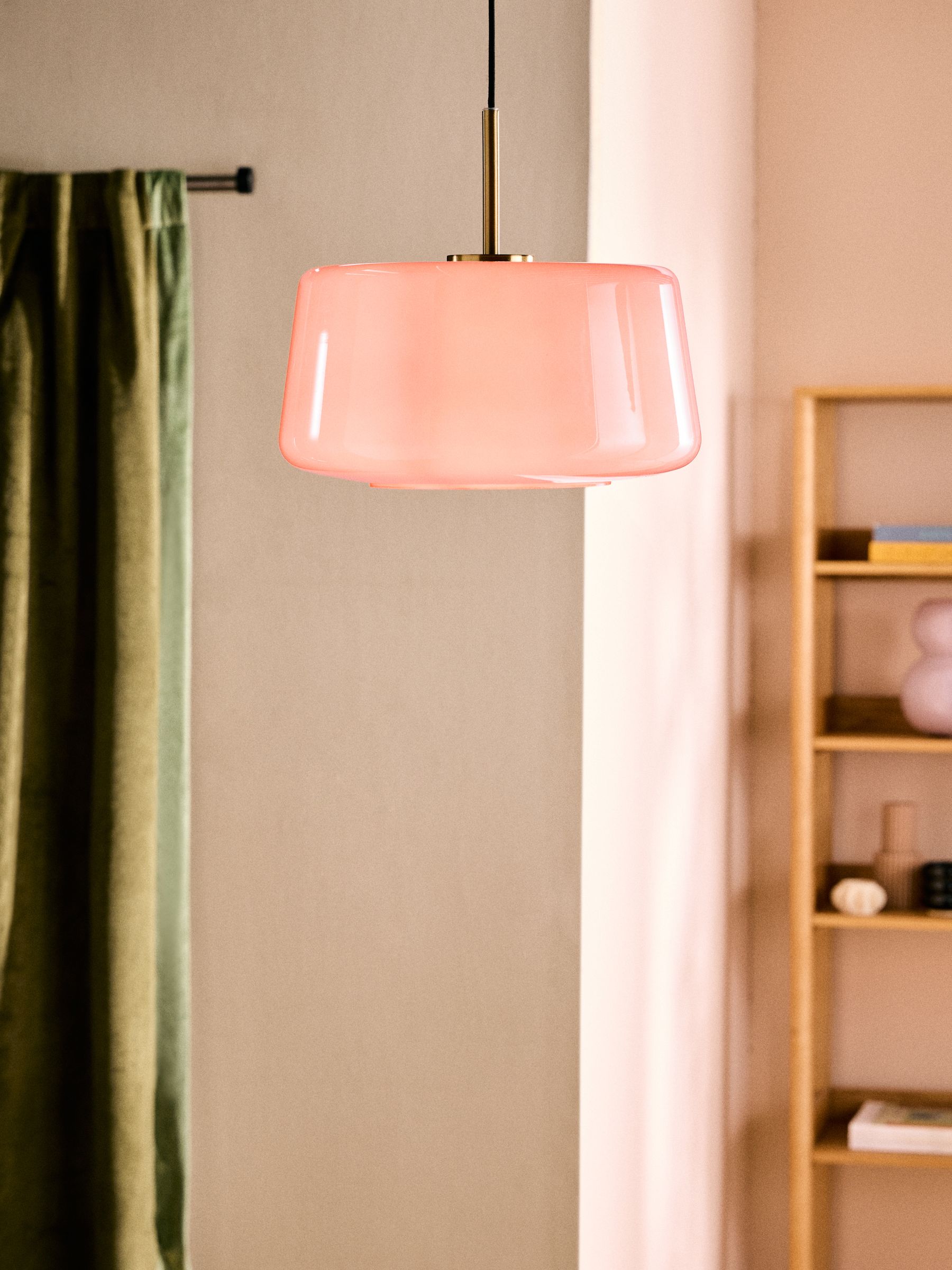 Camilo Pendant Ceiling Light in Pink - Image 1 of 3 Camilo Pendant Ceiling Light in Pink - Image 1 of 3