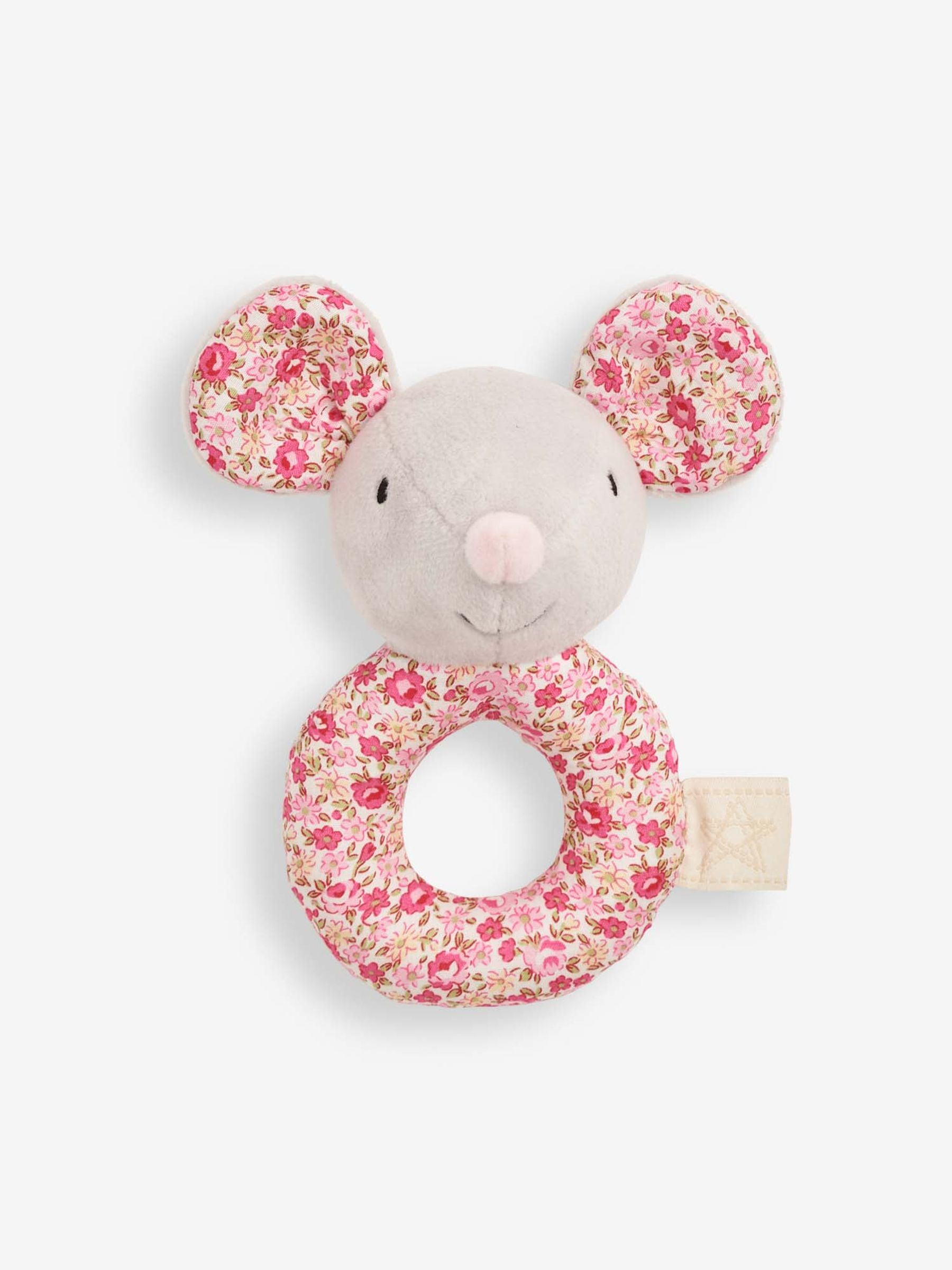 Mouse Plush Ring Rattle - Image 1 of 2