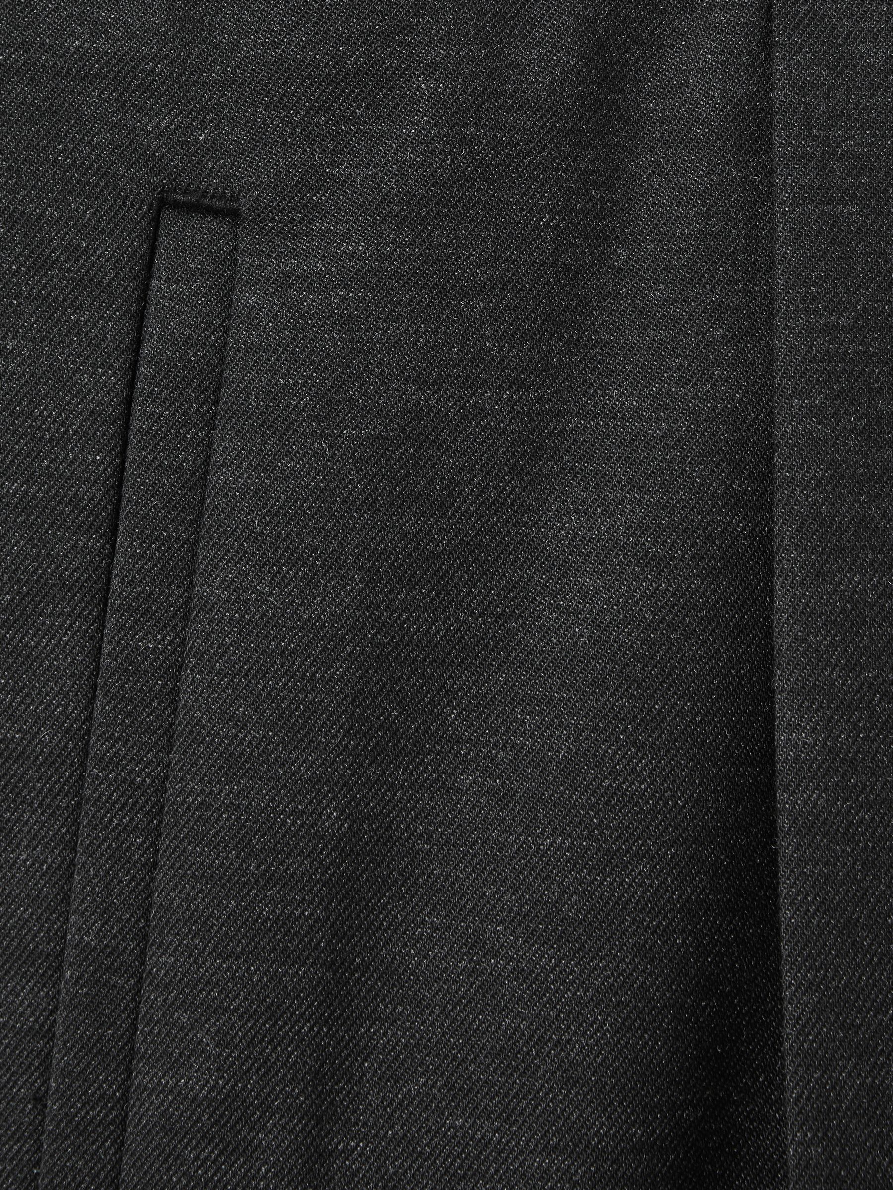 Brighton Charcoal Relaxed Drawstring Trousers with Turn-Ups - Image 5 of 5