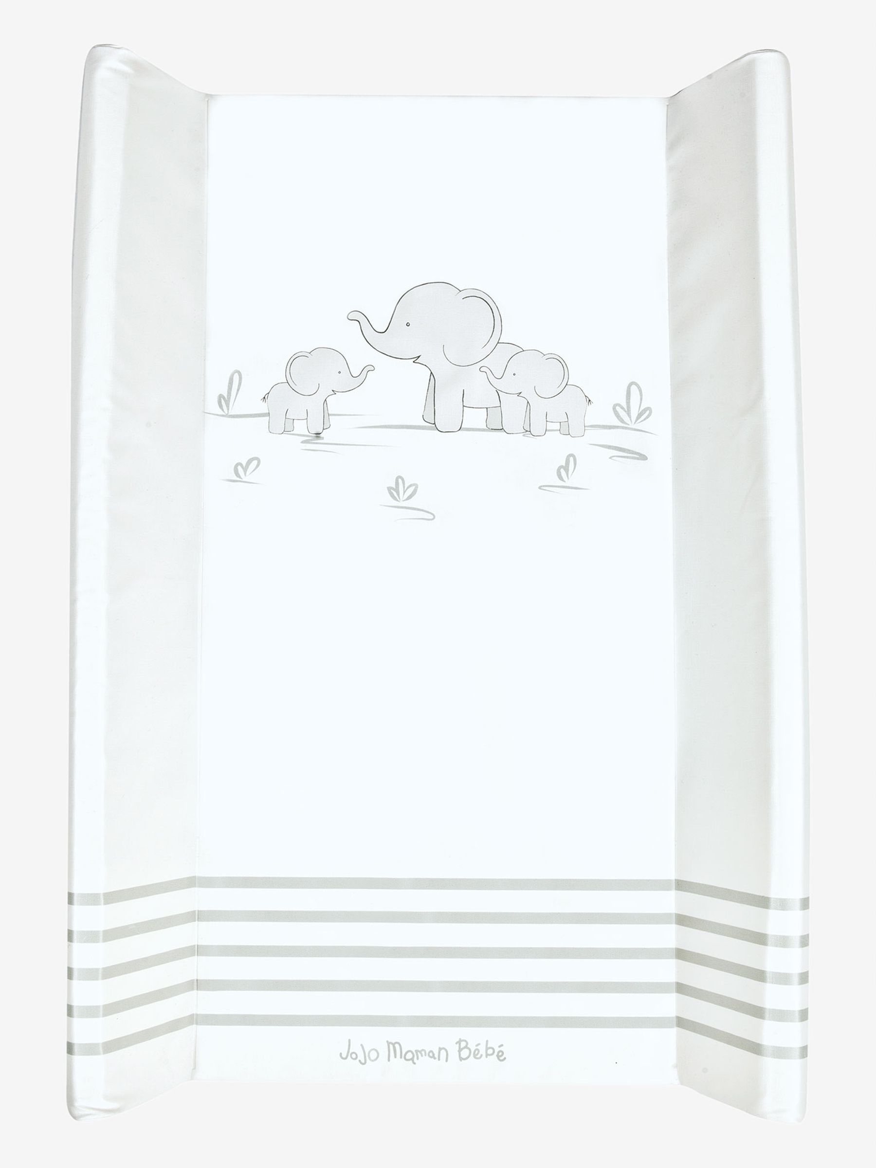 Grey Elephant Side Support Baby Changing Mat - Image 1 of 3