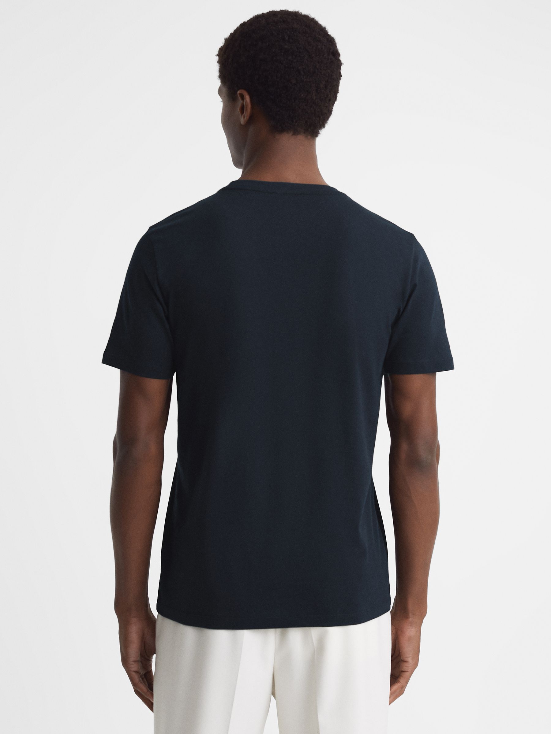 Cotton-Jersey Crew-Neck T-shirts 3 Pack in Multi Colors - Image 7 of 7