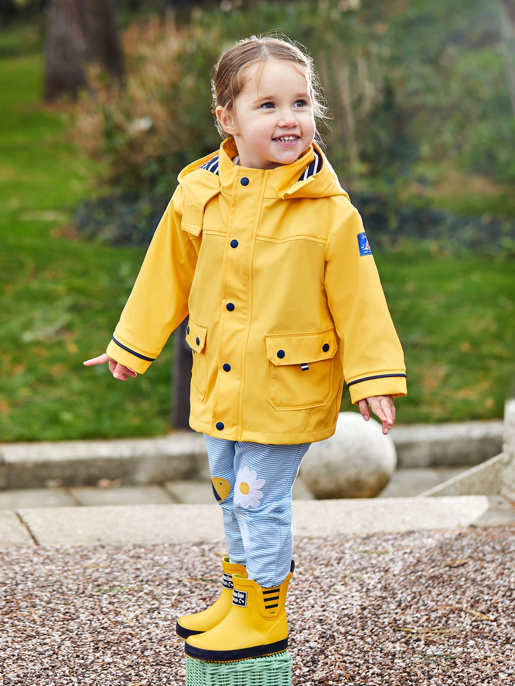 Mustard Yellow Waterproof Fisherman's Jacket JoJo Maman Bébé