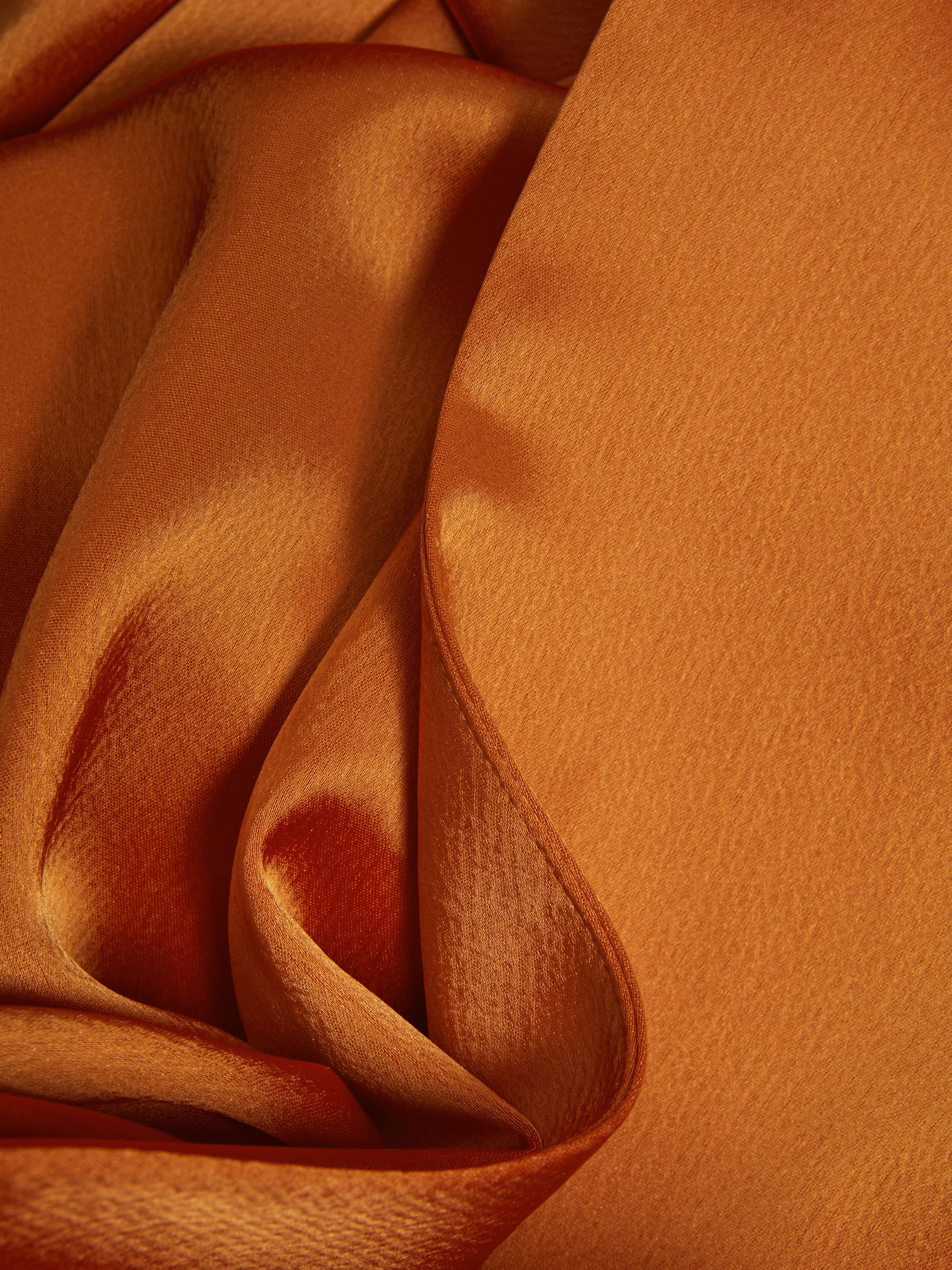 Anna Quan Satin Cut-Out Maxi Dress in Kumquat - Image 5 of 5