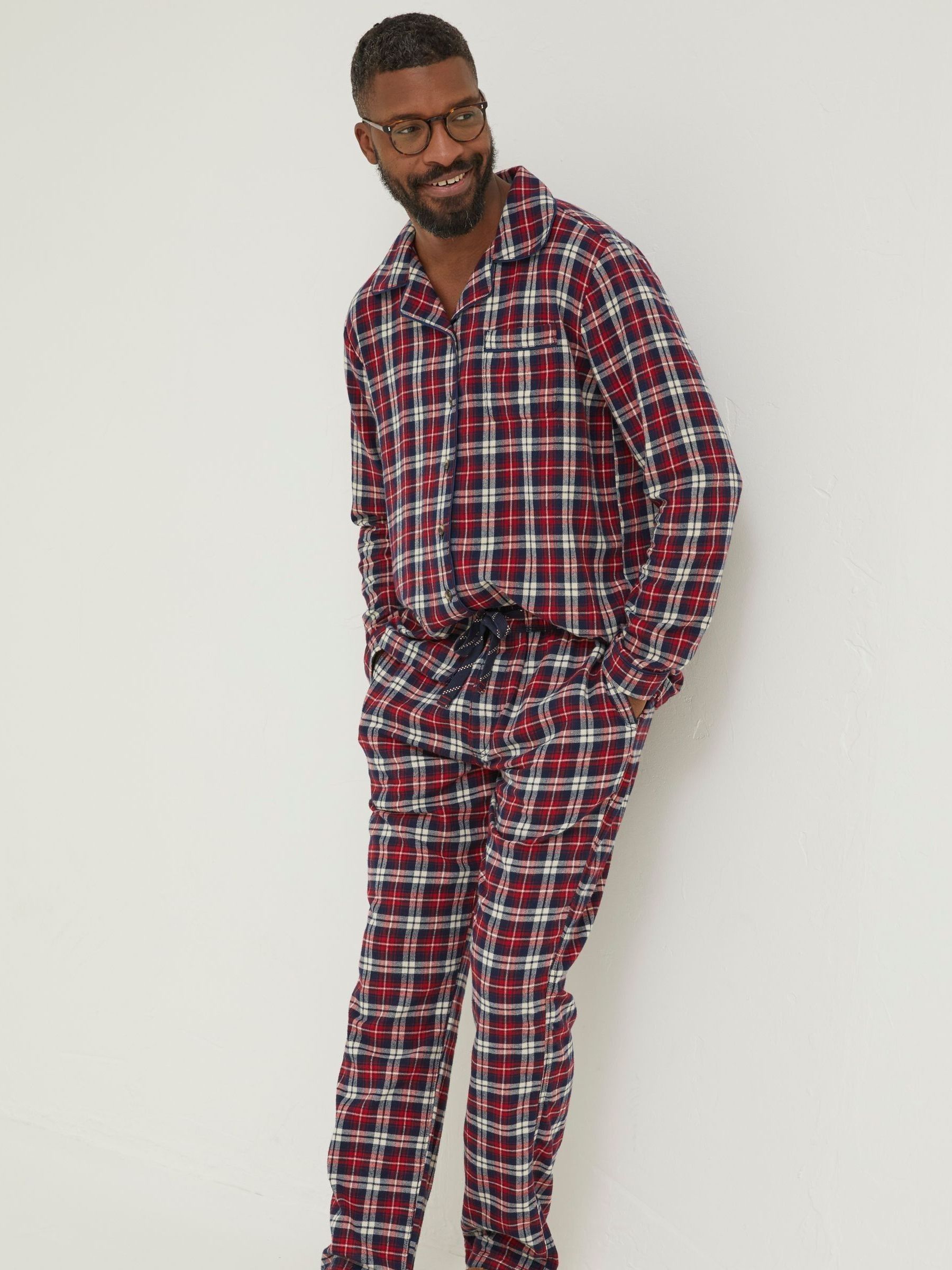 Red Family Check Pyjama Bottoms - Image 1 of 4