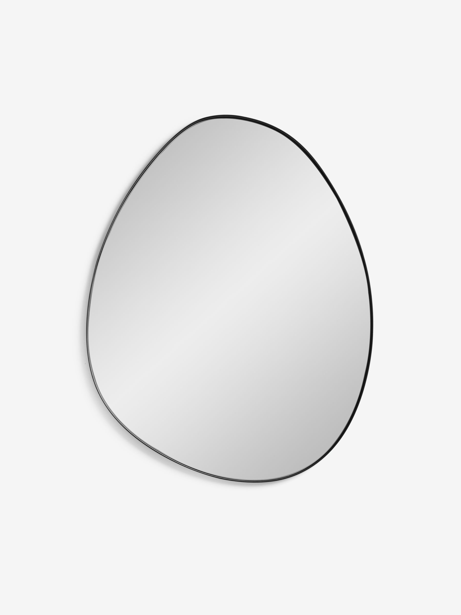 Jasper Conran London Black Organic Metal Frame Mirror - Image 2 of 4