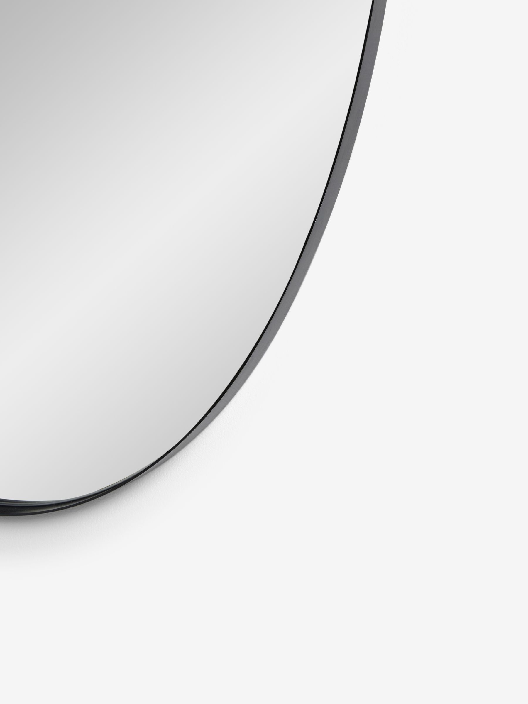 Jasper Conran London Black Organic Metal Frame Mirror - Image 3 of 4
