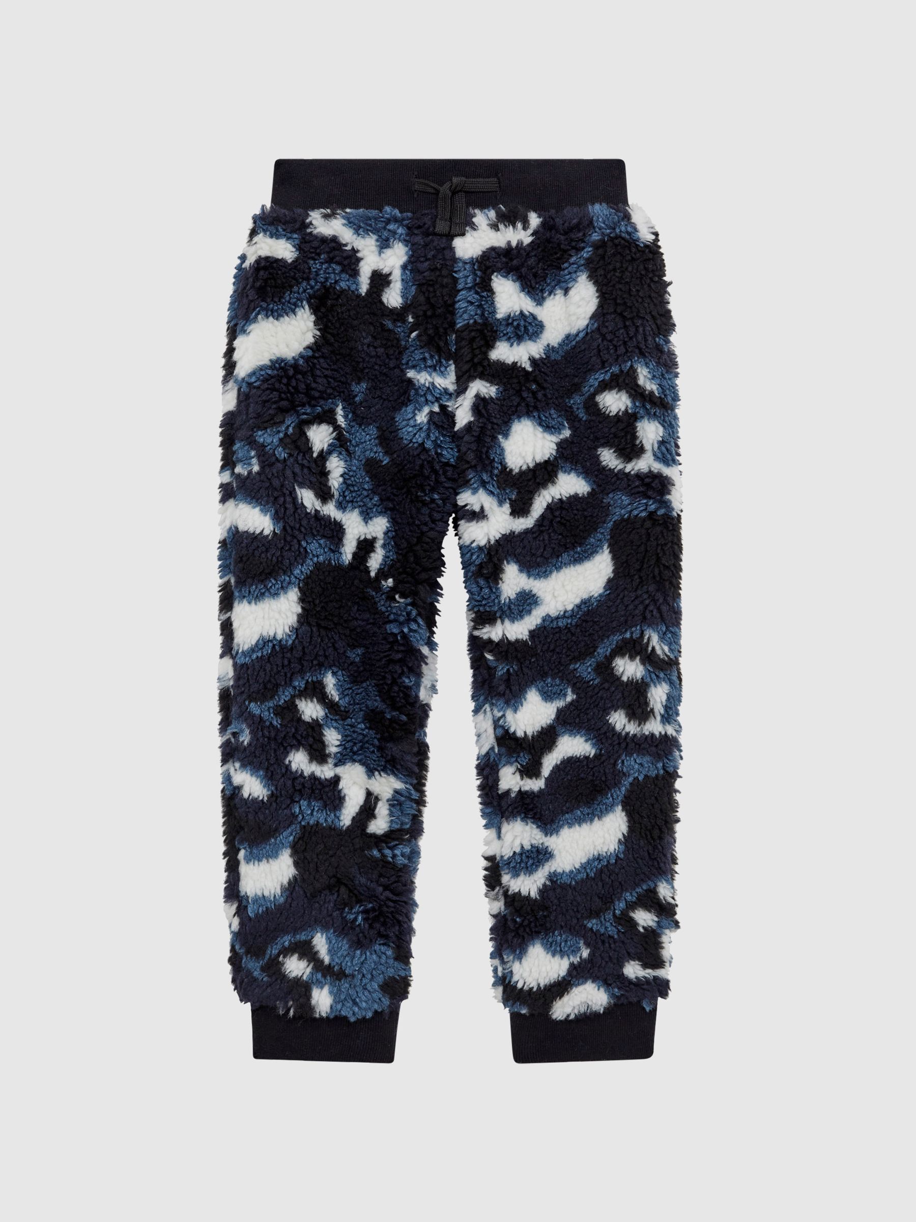 4-9 yrs Camouflage Fleece Joggers in Blue Camo - Image 2 of 7 4-9 yrs Camouflage Fleece Joggers in Blue Camo - Image 2 of 7
