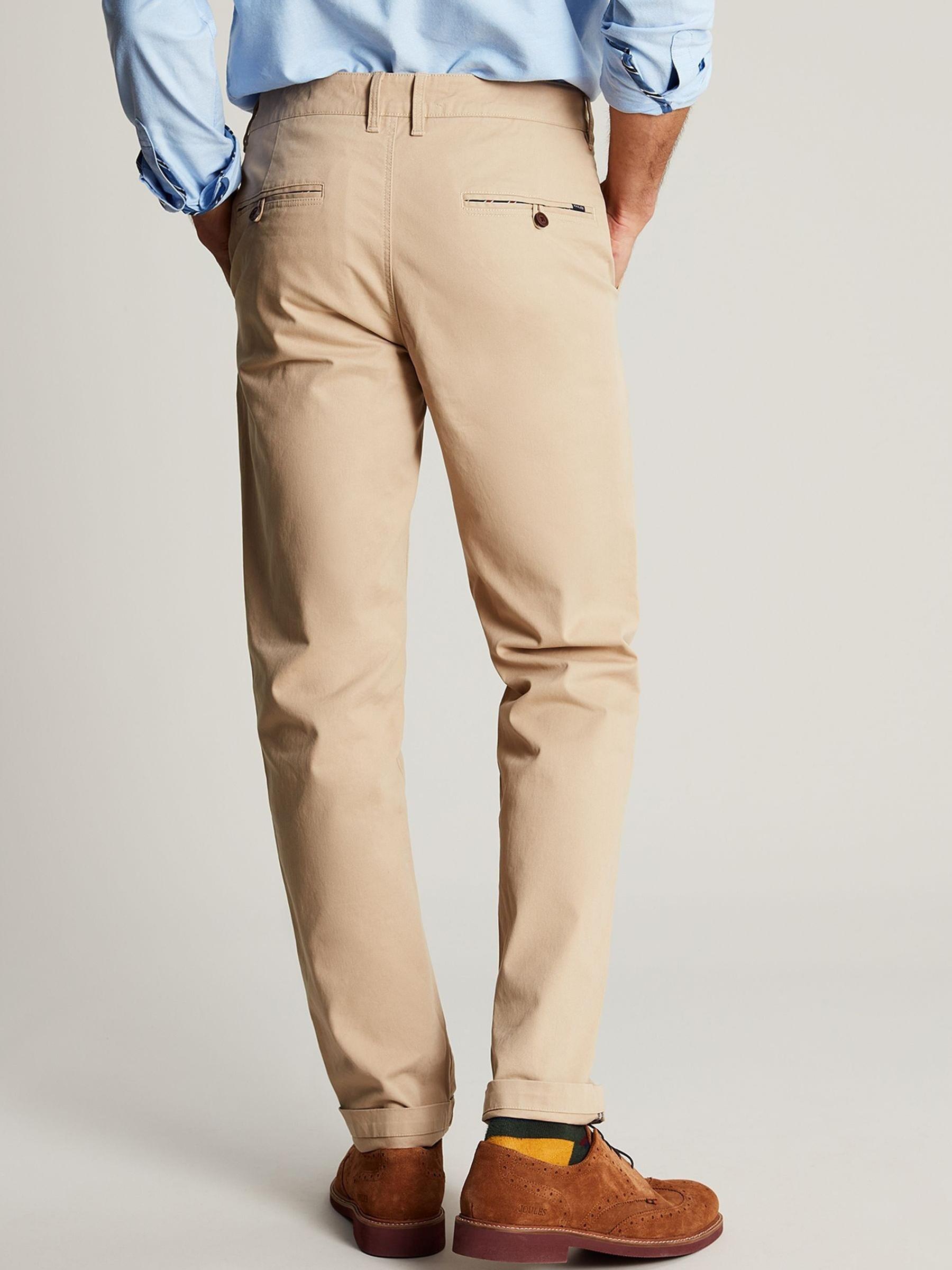 Stamford Beige Slim Fit Chinos - Image 5 of 6
