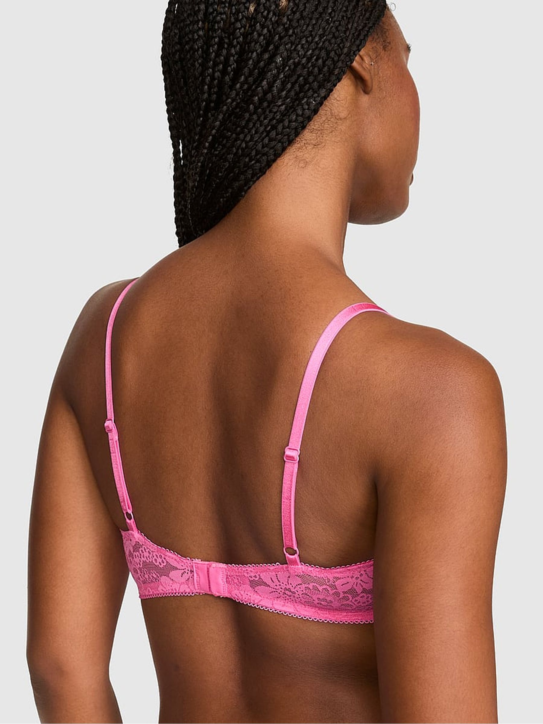 Hollywood Pink Heart Diamante Bra - Image 2 of 2