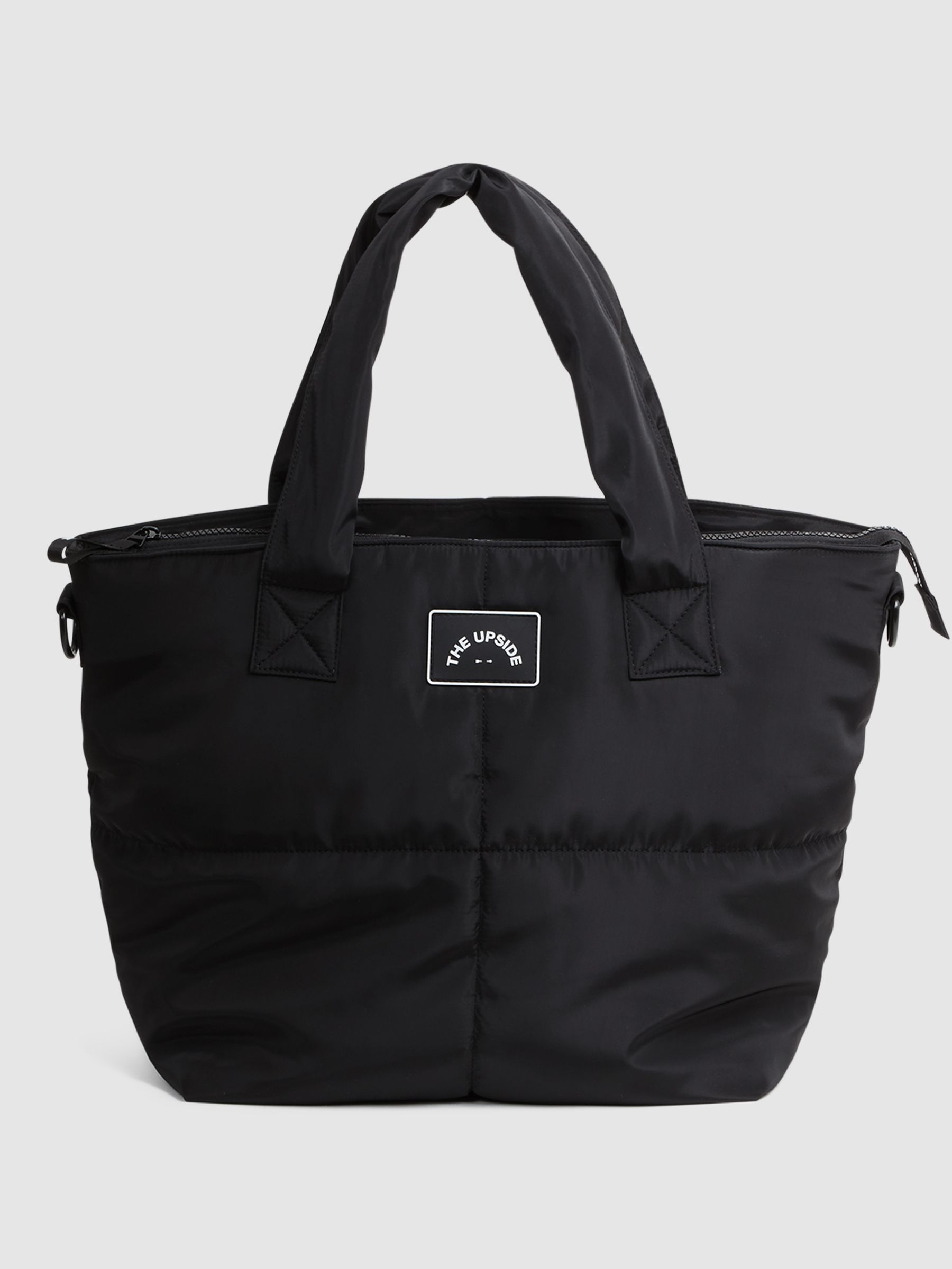 The Upside Quilted Tote Bag in Black - Image 1 of 6