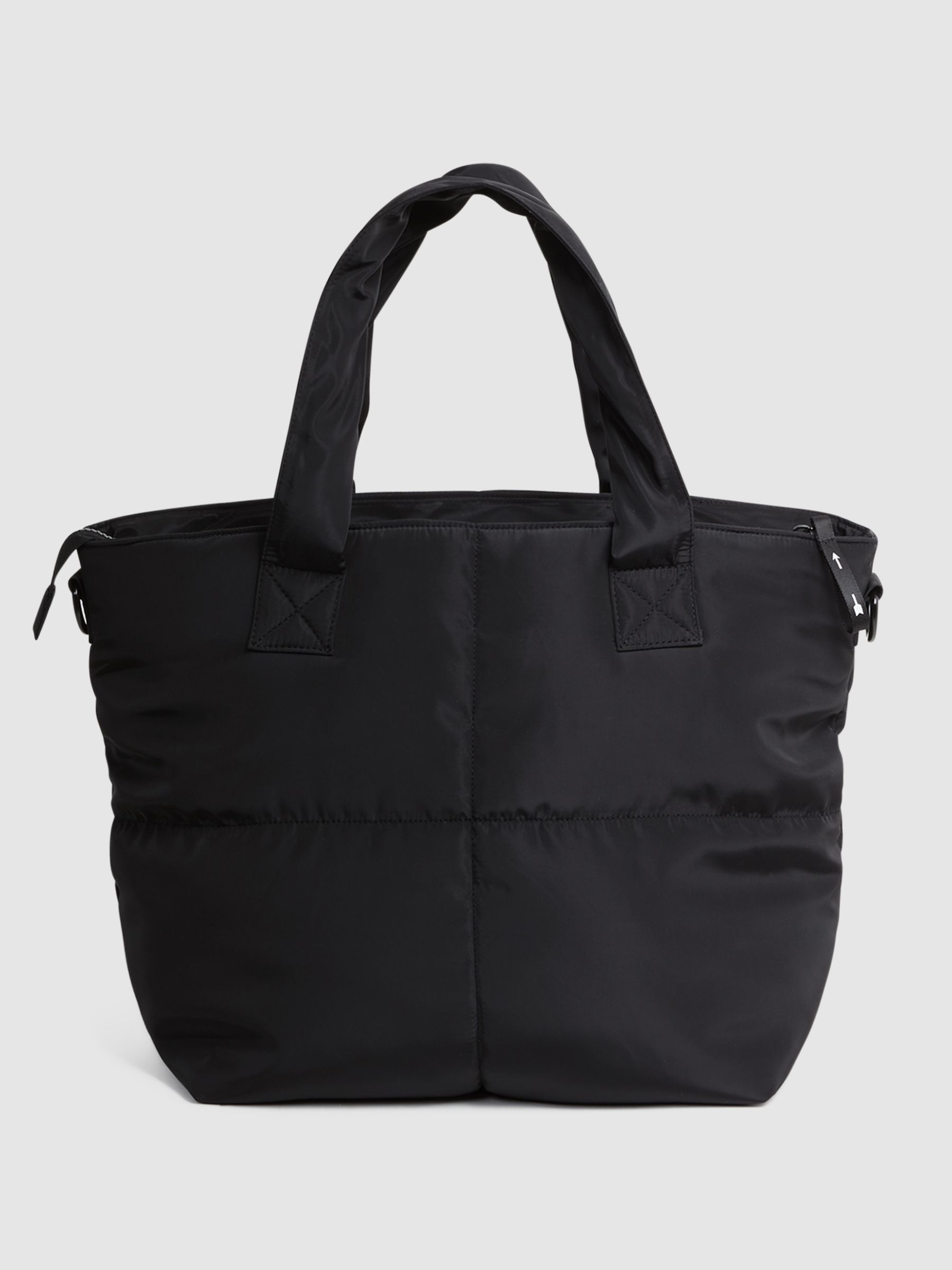 The Upside Quilted Tote Bag in Black - Image 4 of 6