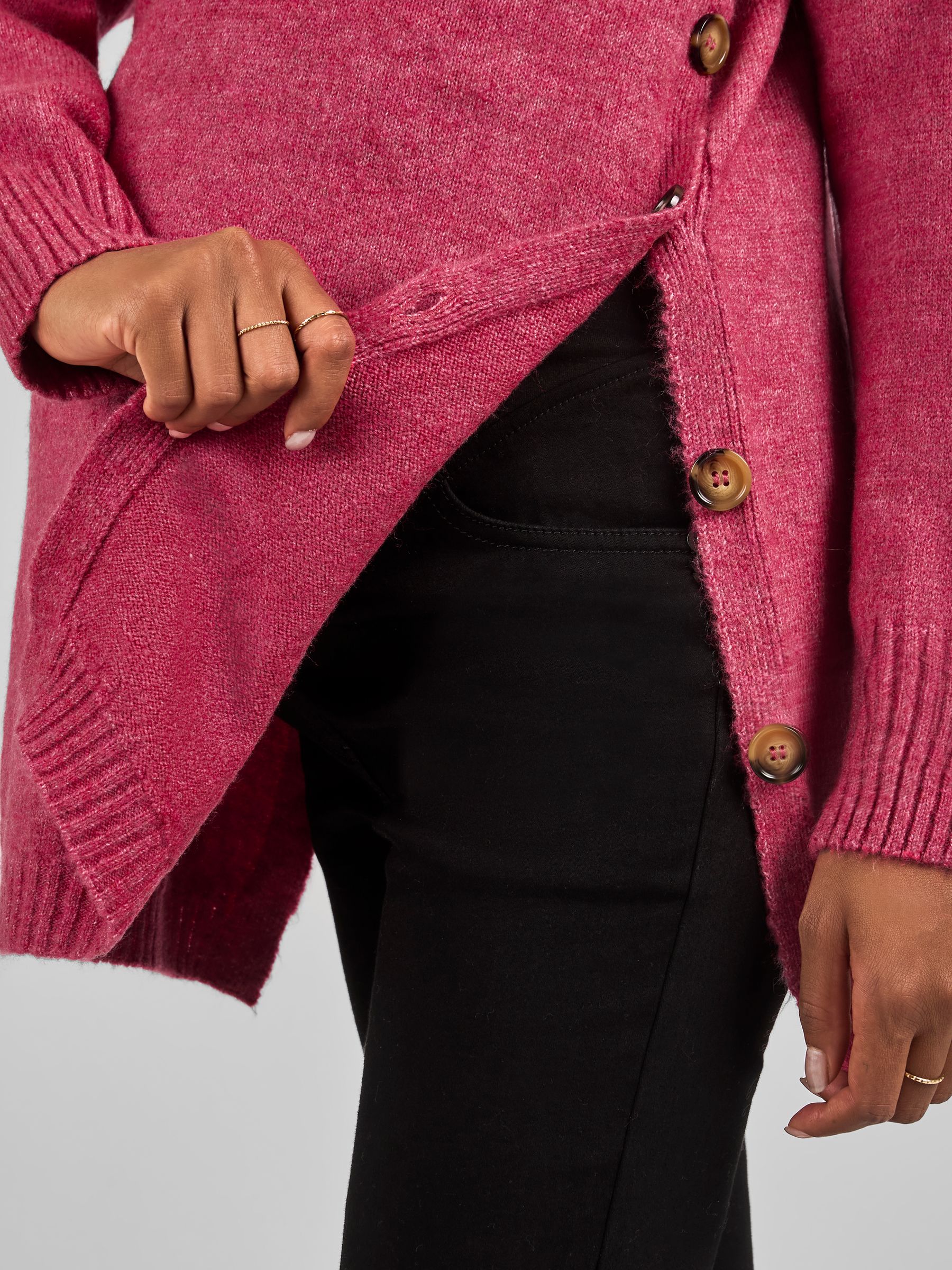 Pink Turtle Neck Maternity & Nursing Jumper - Image 4 of 4