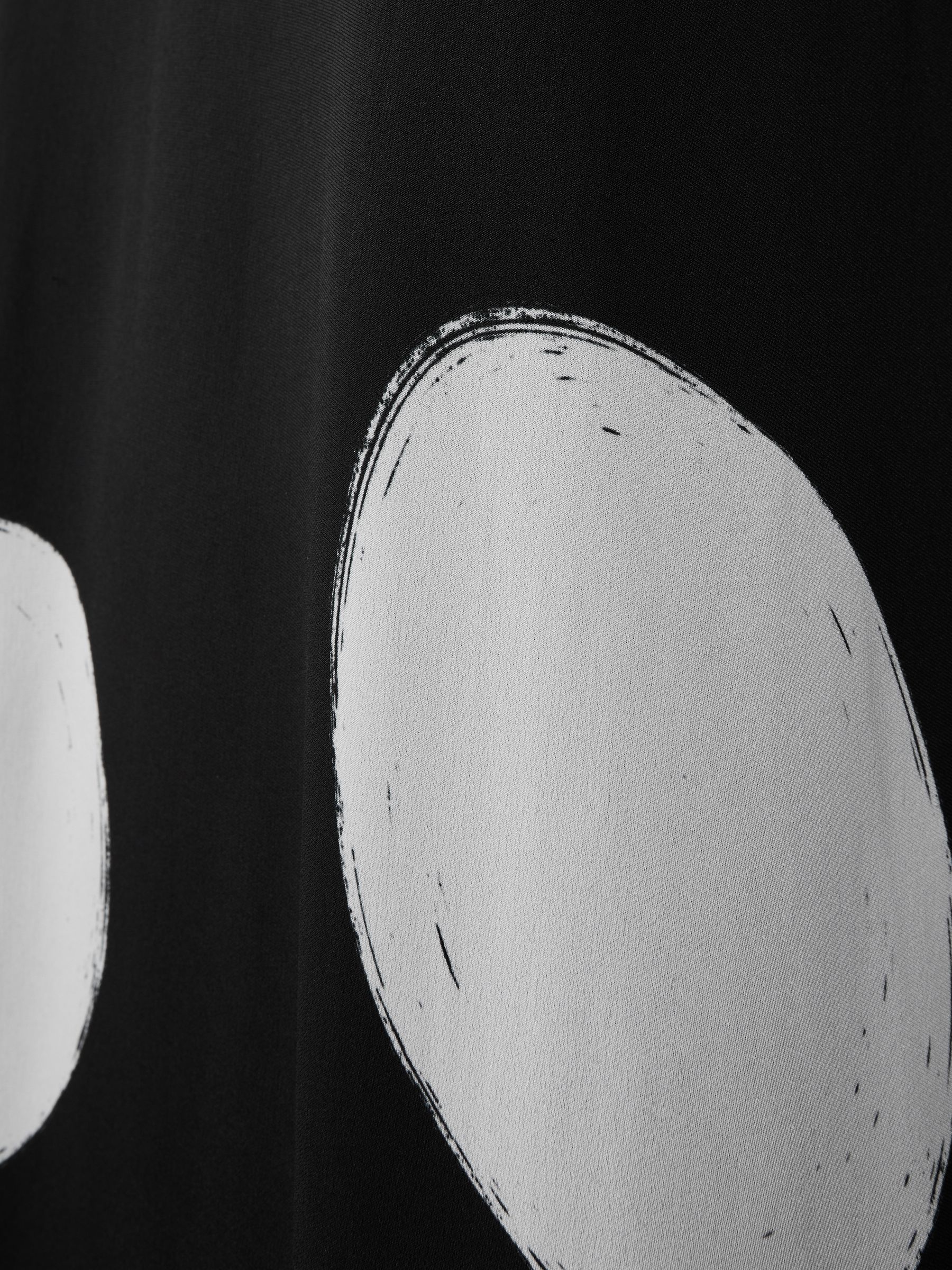Florere Polka Dot Long Sleeve Maxi Dress in Black/White - Image 6 of 6