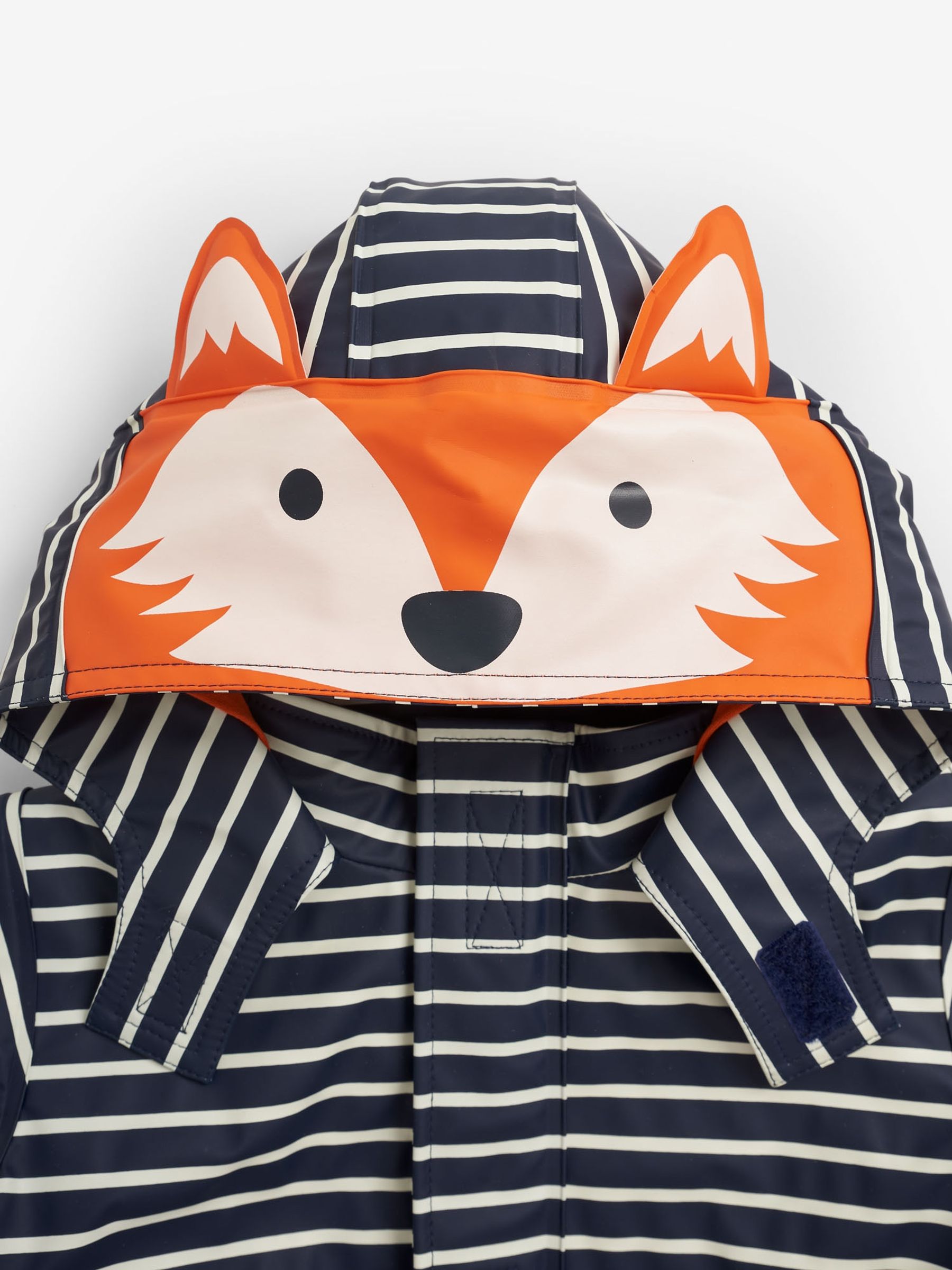 Navy Stripe Fox Waterproof Jacket - Image 3 of 7